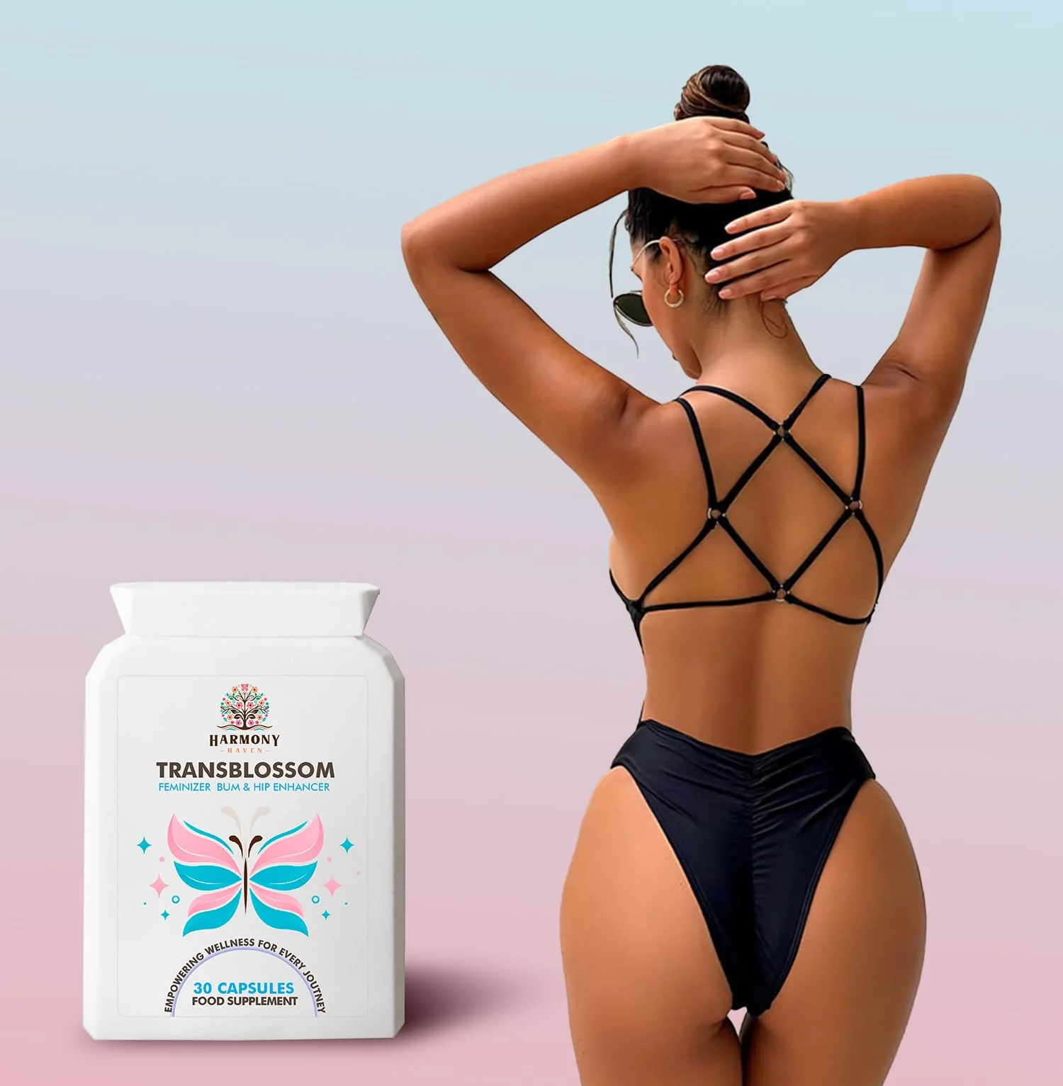 TransBlossom Feminizing Bum and Hip Enhancer Pills | Feminizing MTF Support - Image 3