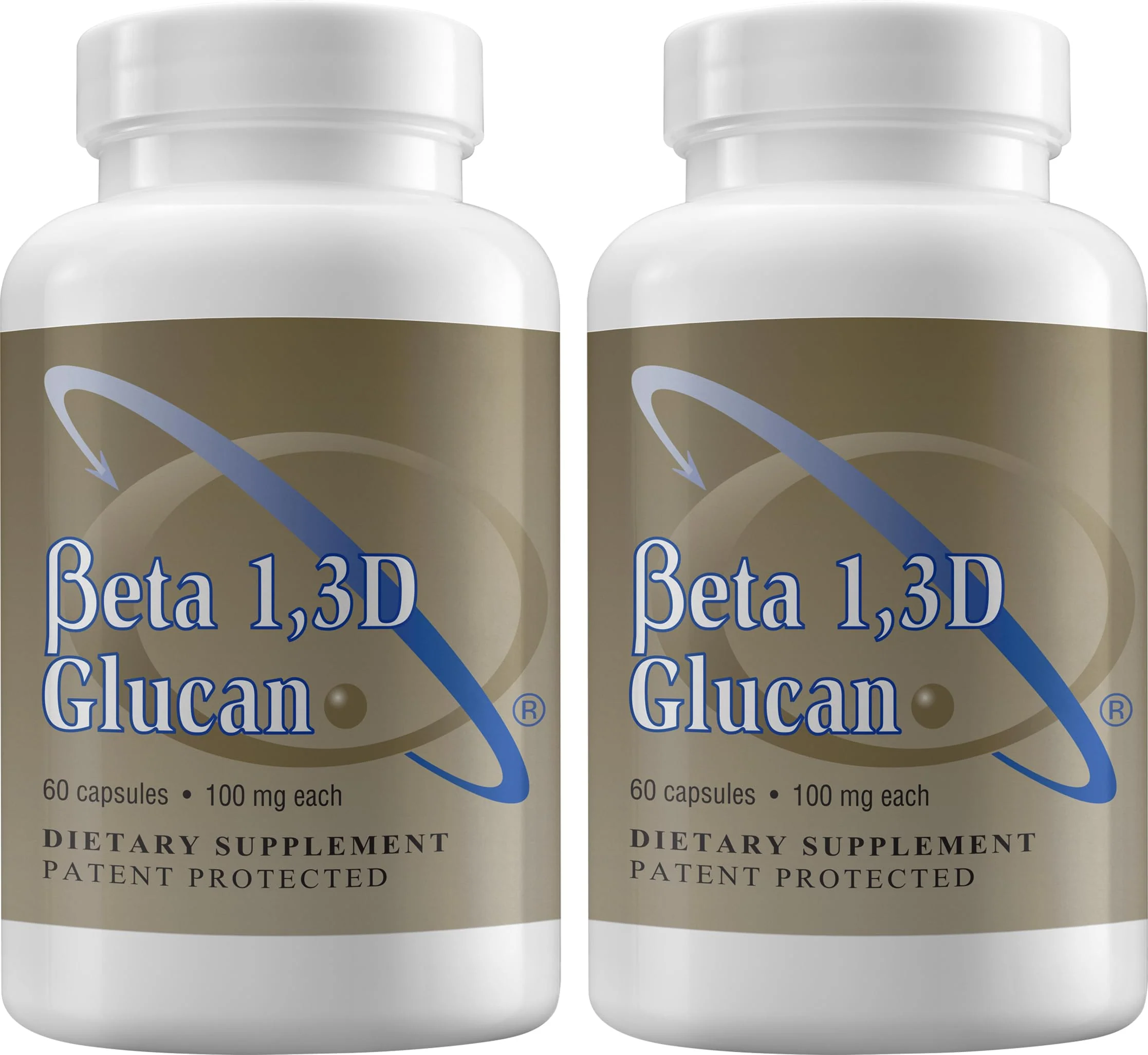Transfer Point Immune Support Supplement – Highly Purified Beta 1,3D Glucan 100 mg per Capsule (b-glucan Fiber) Pack of 2