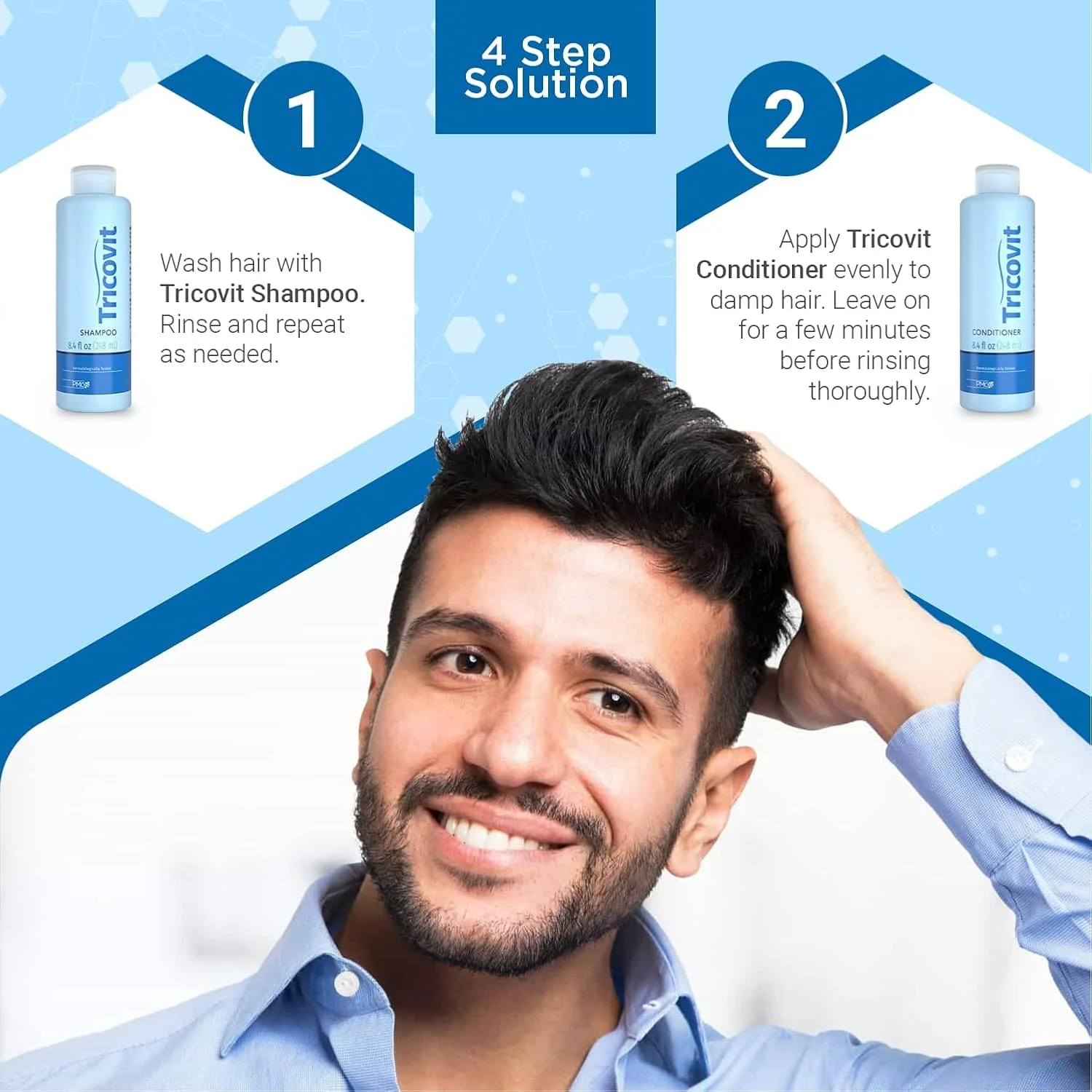 Tricovit Hair Growth Supplement | Nail & Hair Health Vitamins (60 tablets) - Image 13