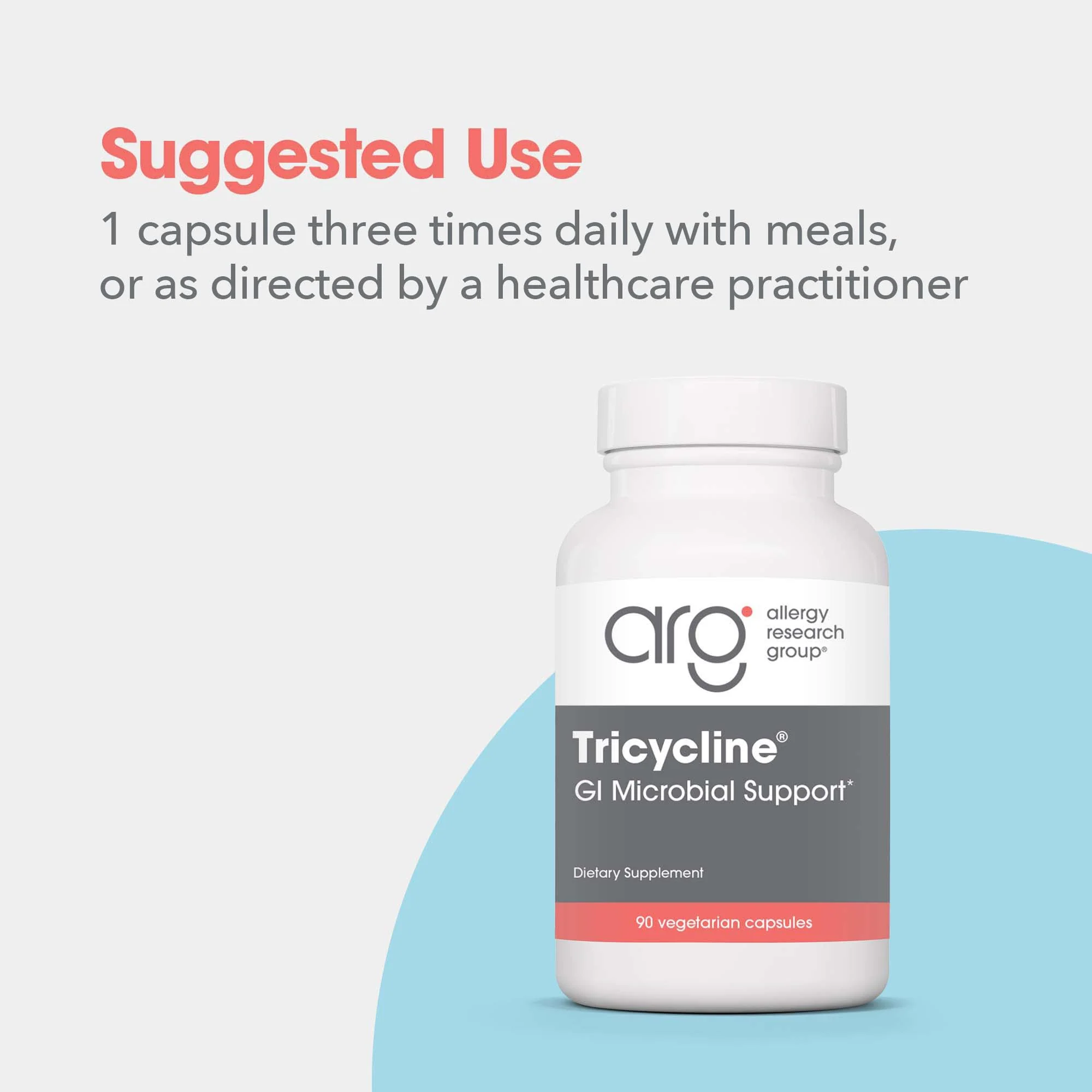 Tricycline GI Balancers – Allergy Research Group (90 Count) – Gluten Free & Vegetarian - Image 6