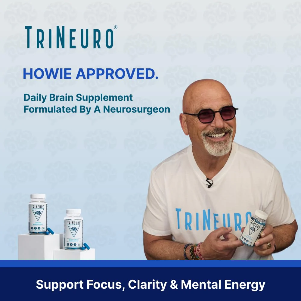 TriNeuro Daily Brain Supplement – NSF Certified Nootropic Formulated by Neurosurgeons (60 Servings) - Image 2