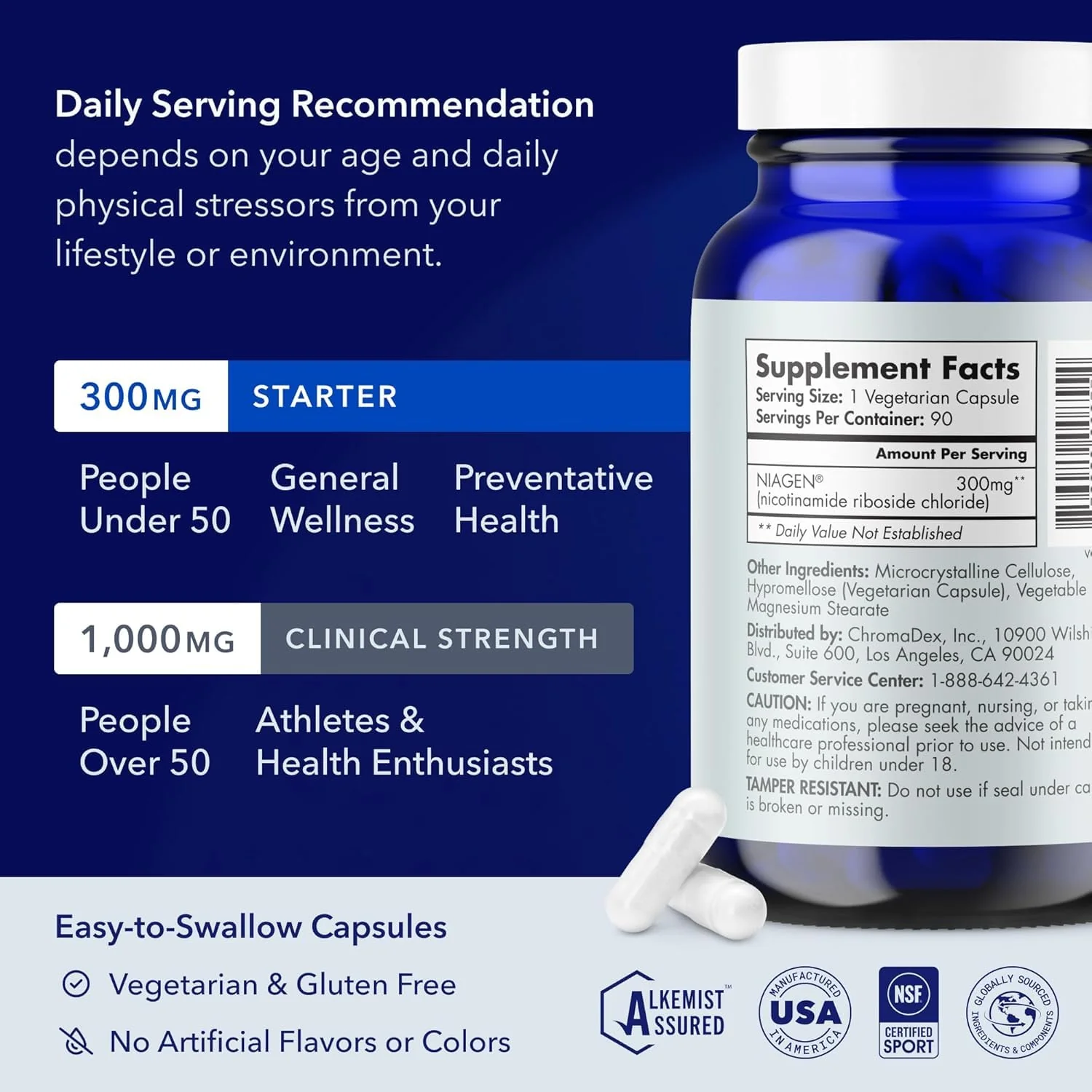 TRU NIAGEN NAD+ Supplement – 300 mg Niagen, 90 Servings - Image 8