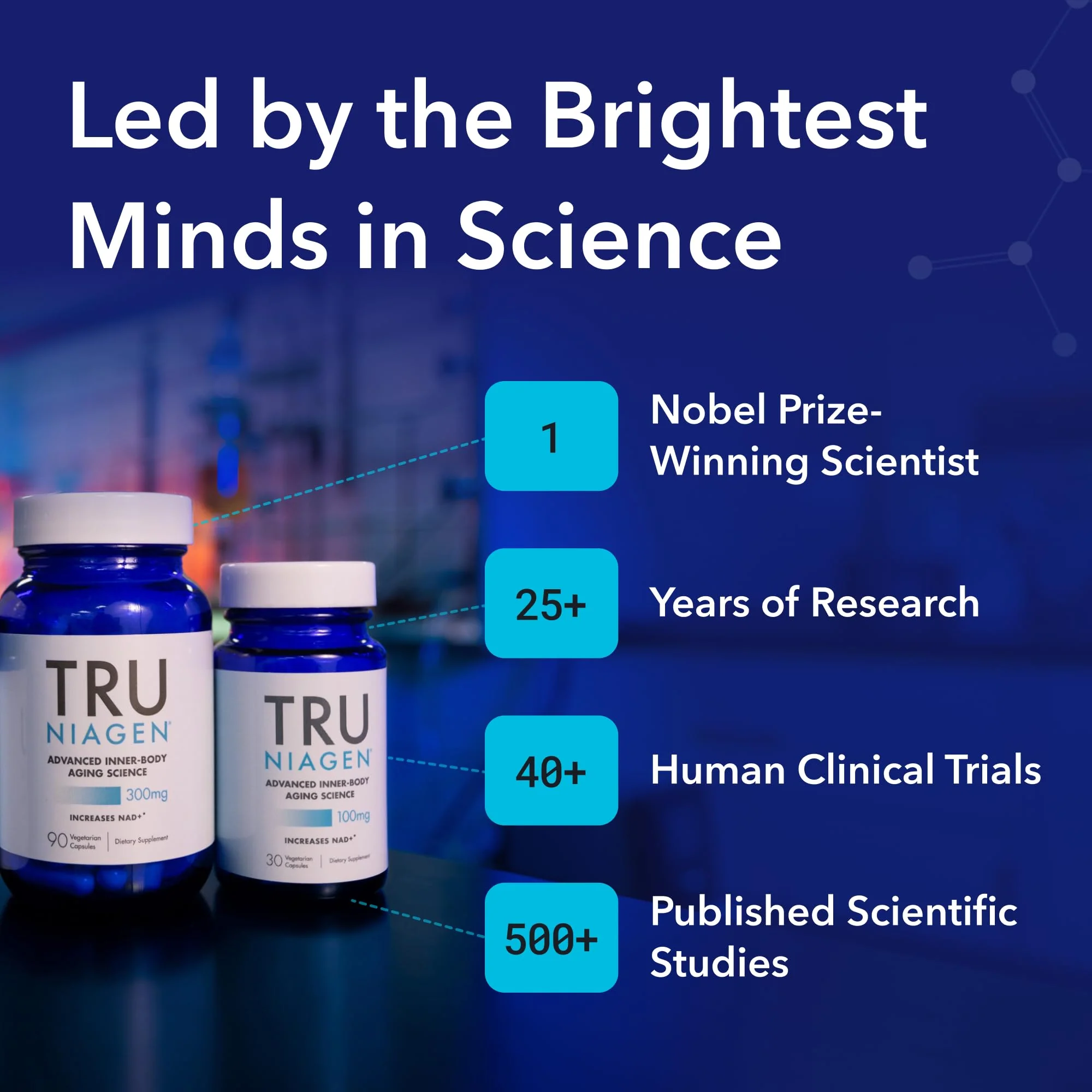 TRU Niagen NAD+ Supplement for Cellular Energy, Brain & Muscle Support | 60 Servings, 300 mg - Image 10