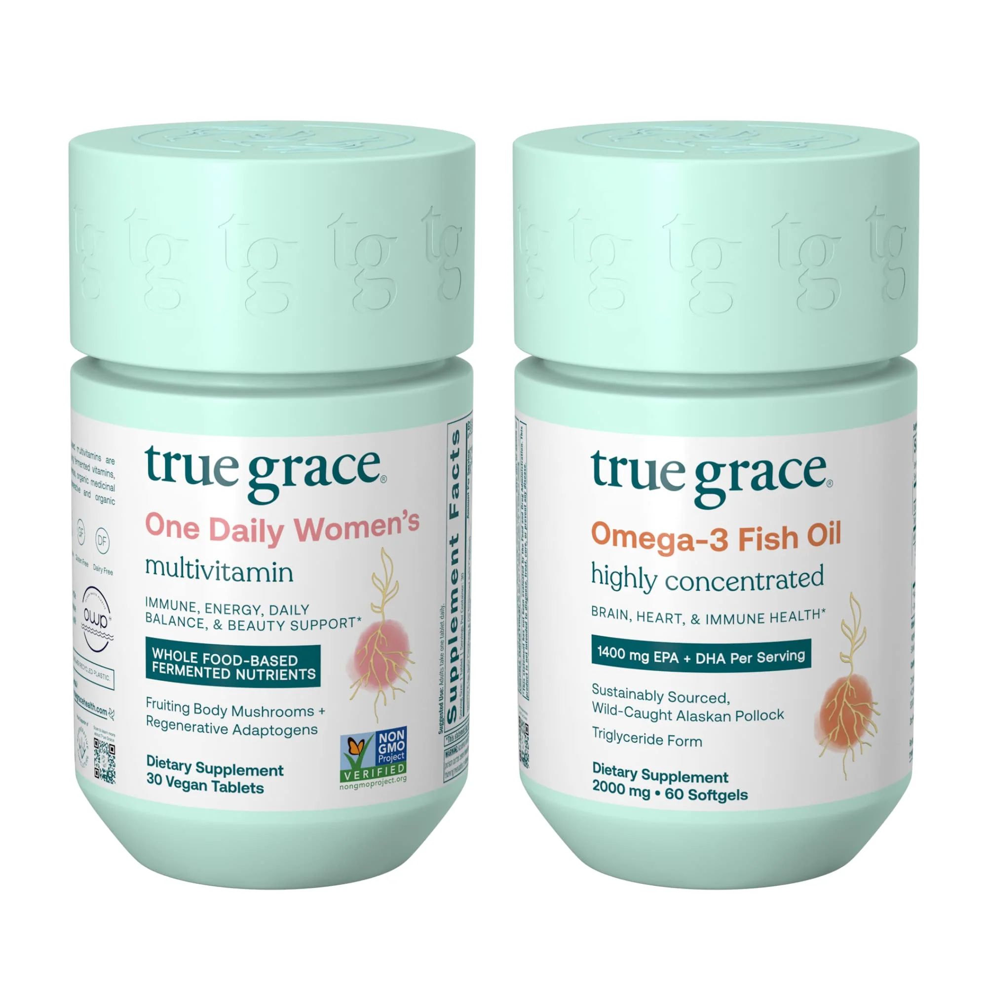 True Grace One Daily Women’s Multivitamin & Omega-3 Bundle – 30-Day Supply - Image 7
