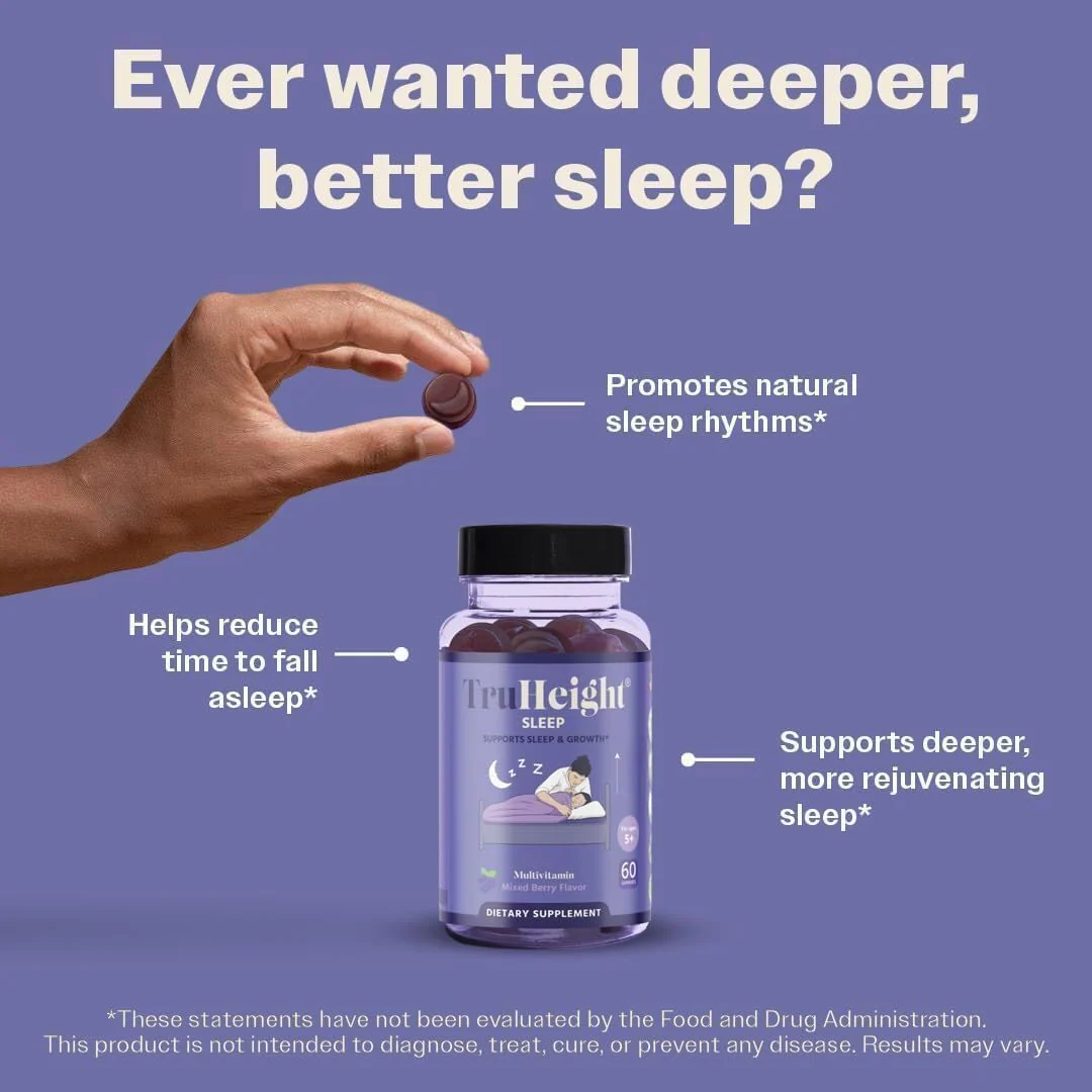 TruHeight Sleep Gummies for Kids & Teens – Natural Melatonin, Ashwagandha & L-Theanine - Image 12
