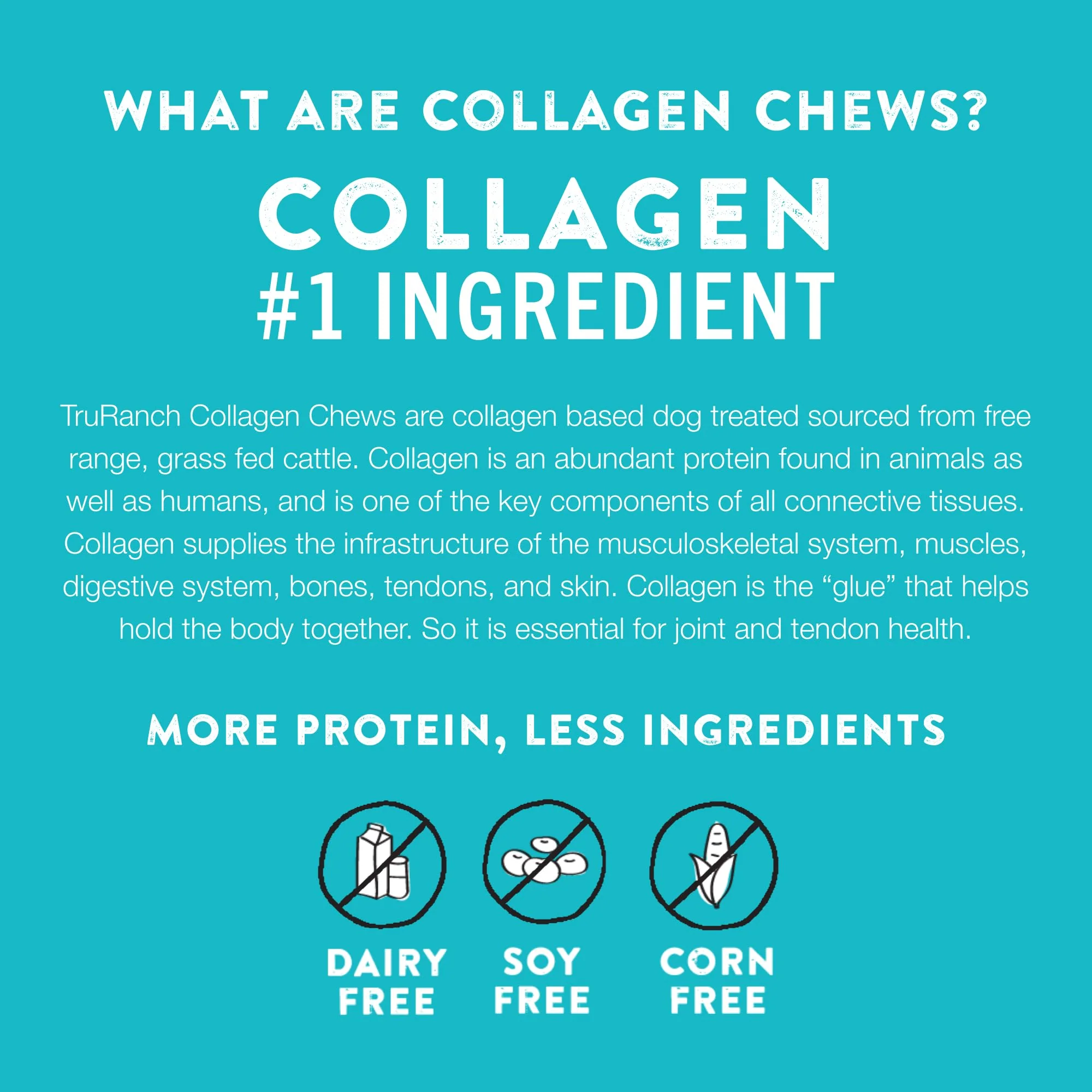 TRURANCH Collagen Sticks for Dogs - 5-inch Rawhide Alternative for Joints & Skin Health - Image 3