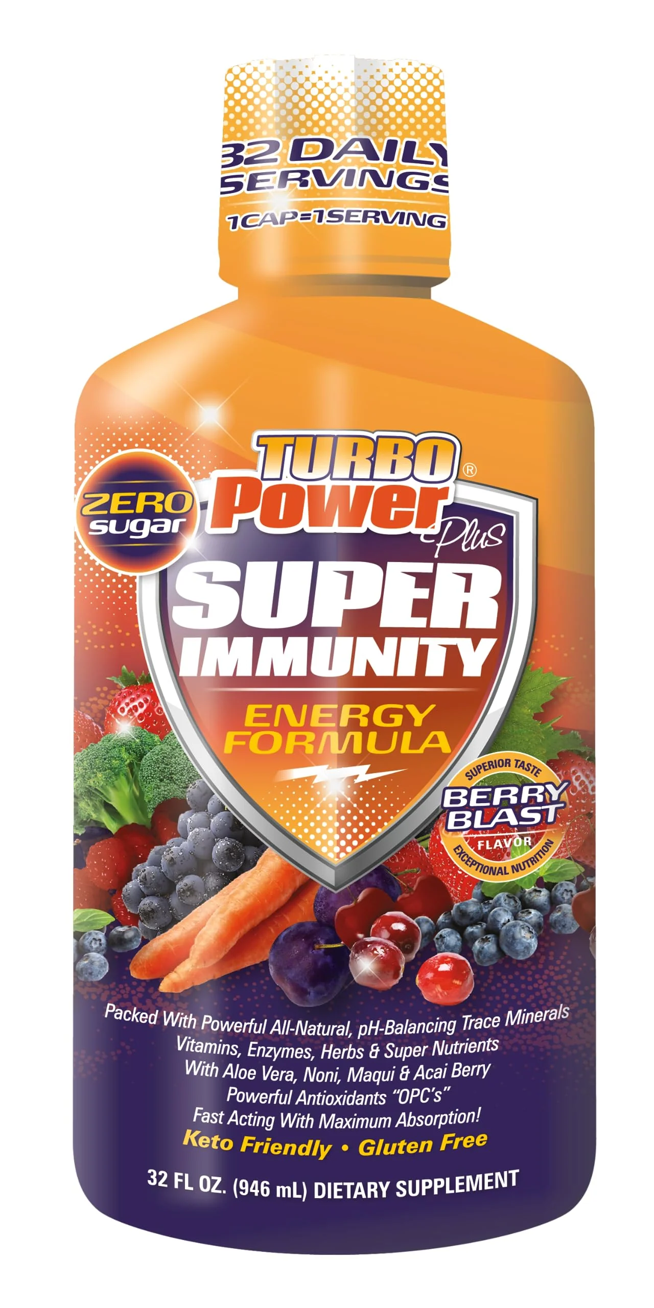 Turbo Power Liquid Vitamin Plus – 47 Vitamins, Enzymes, D3, C, A & Zinc for All Ages - Image 6