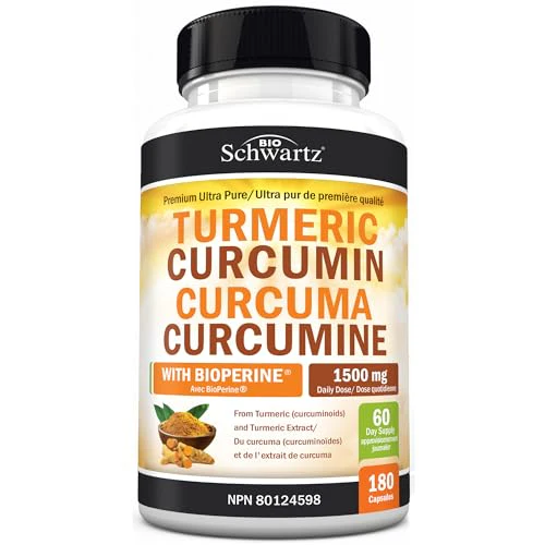 Turmeric Curcumin 1500mg with BioPerine – 95% Curcuminoids, Joint Support - Image 8