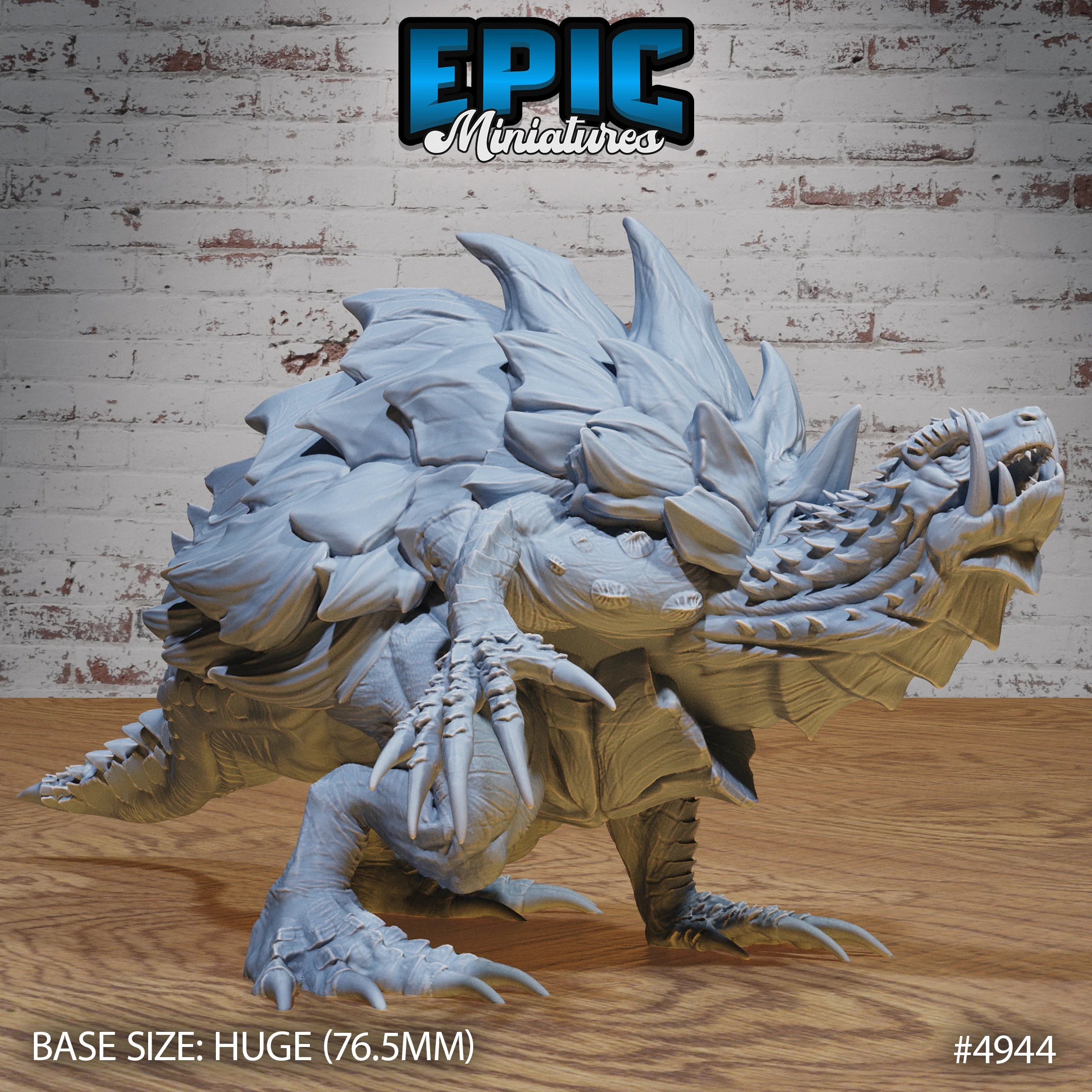 Turtle Zilla #4942-#4945 | Epic Miniatures | D&D Tabletop Miniature | Mighty Guardian Beast for Fantasy Roleplaying - Image 7