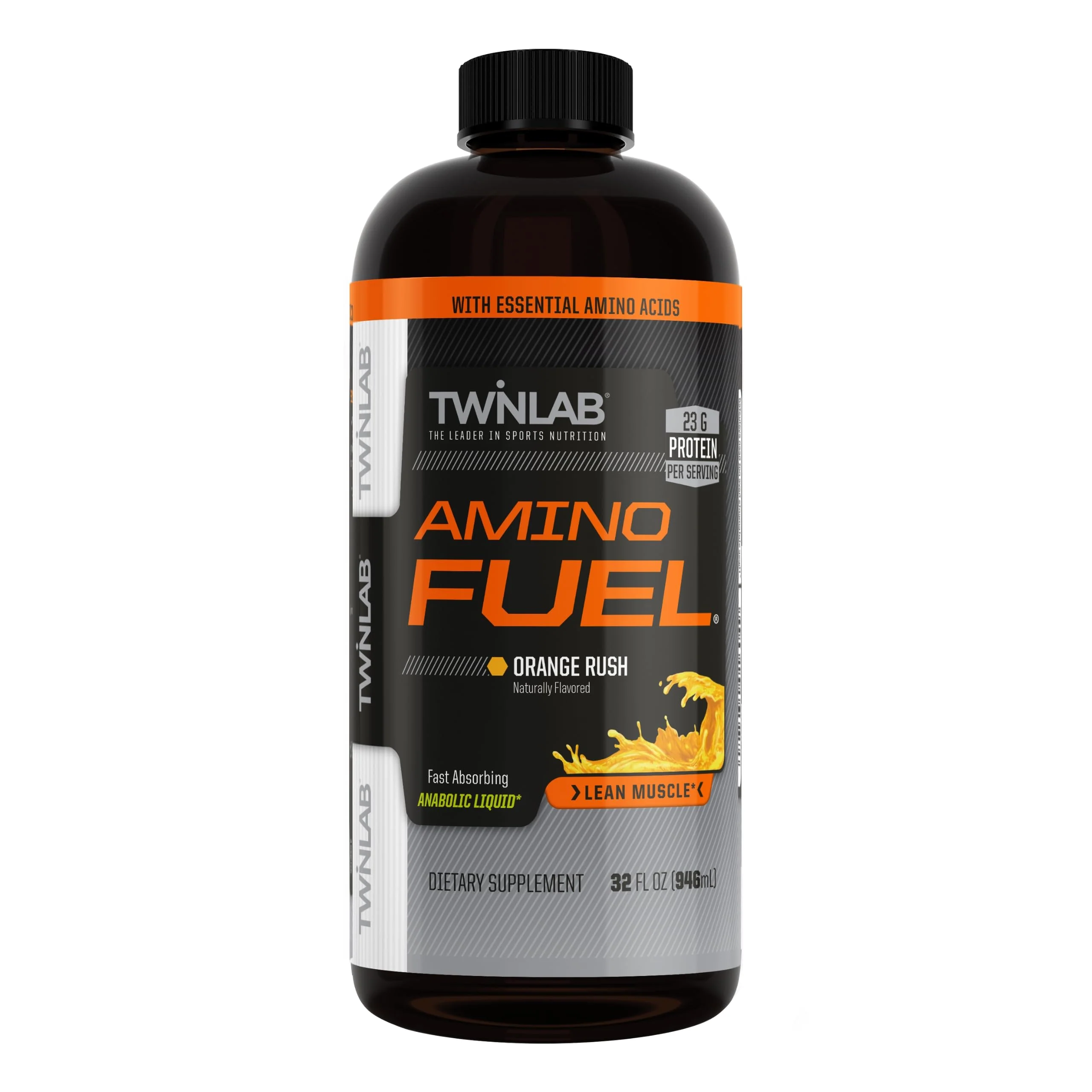 Twinlab Amino Fuel – Pre-Workout & Post-Workout Energy Drink & Supplement, 32 fl oz, Orange Rush - Image 7