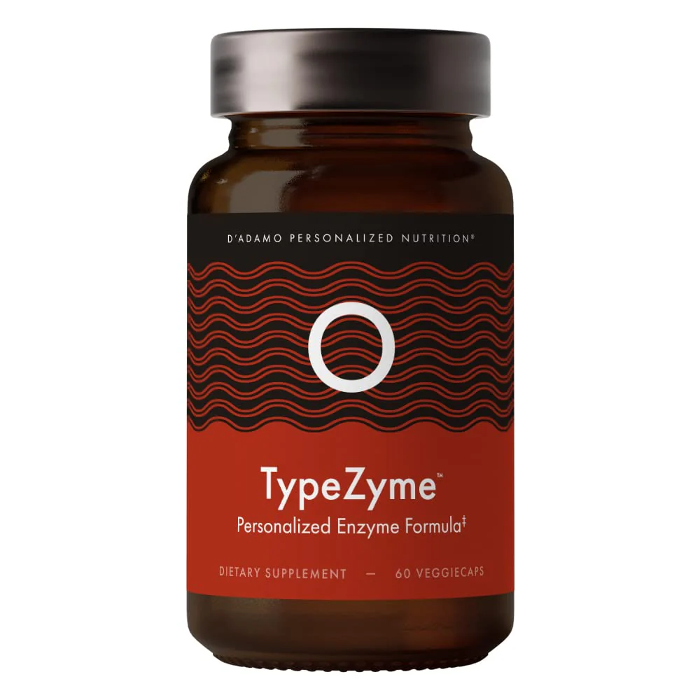 TypeZyme Digestive Enzyme for Blood Type O | D'Adamo Personalized Nutrition