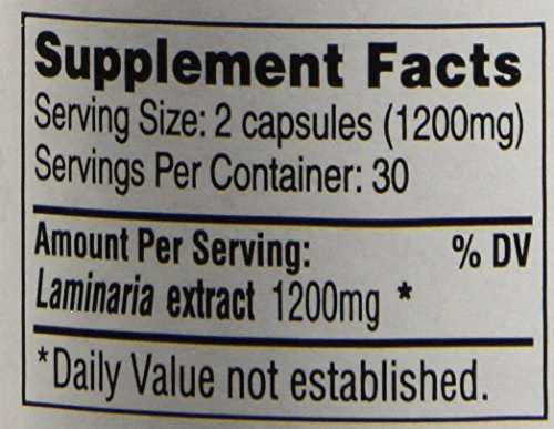 U-Fn U-Fucoidan Extract 60 Caps 600 mg | Laminaria Japonica Seaweed Supplement - Image 6