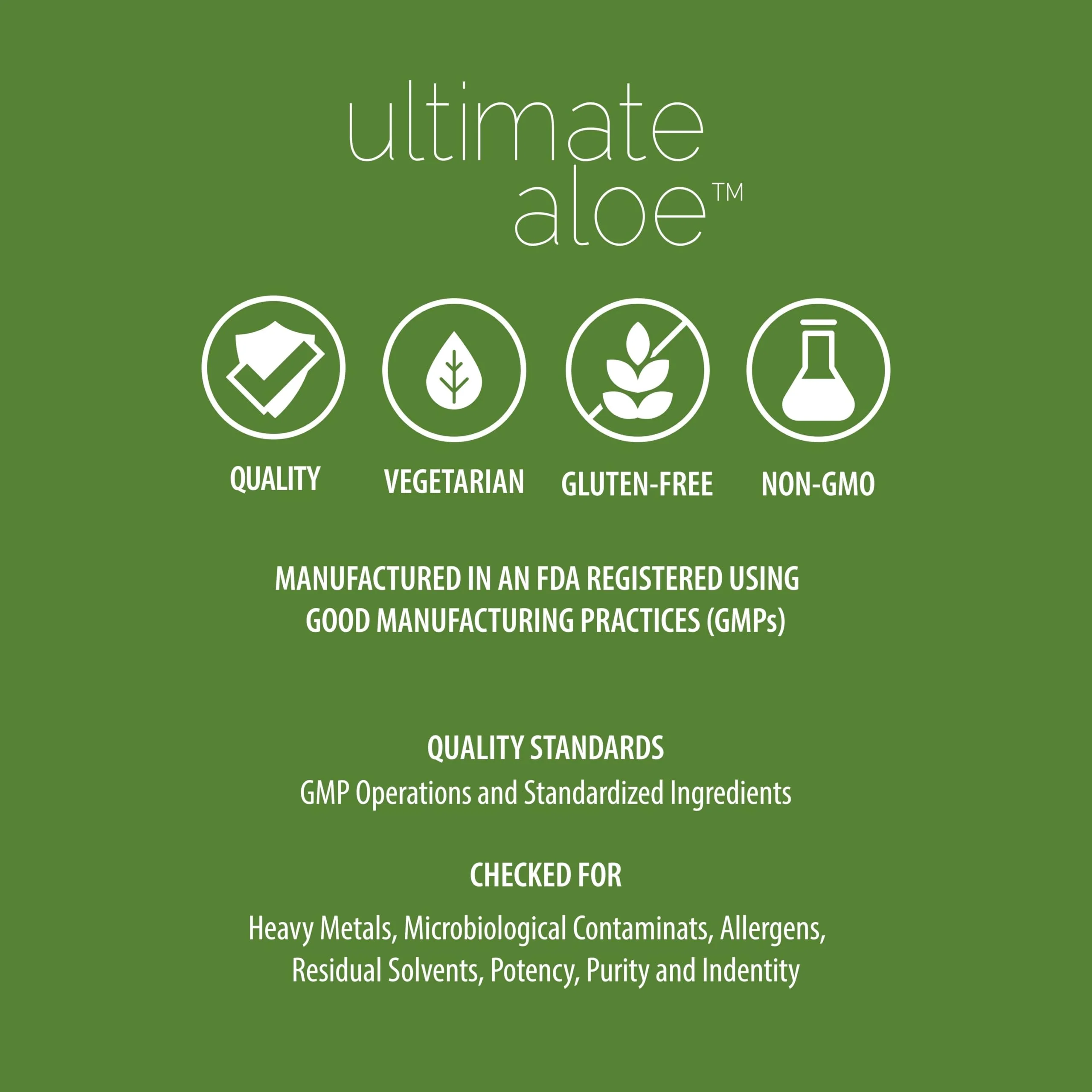 Ultimate Aloe Aloe Vera Juice – Gut Health, Digestive Comfort, Immune Support (Strawberry Kiwi, 16 Servings) - Image 3