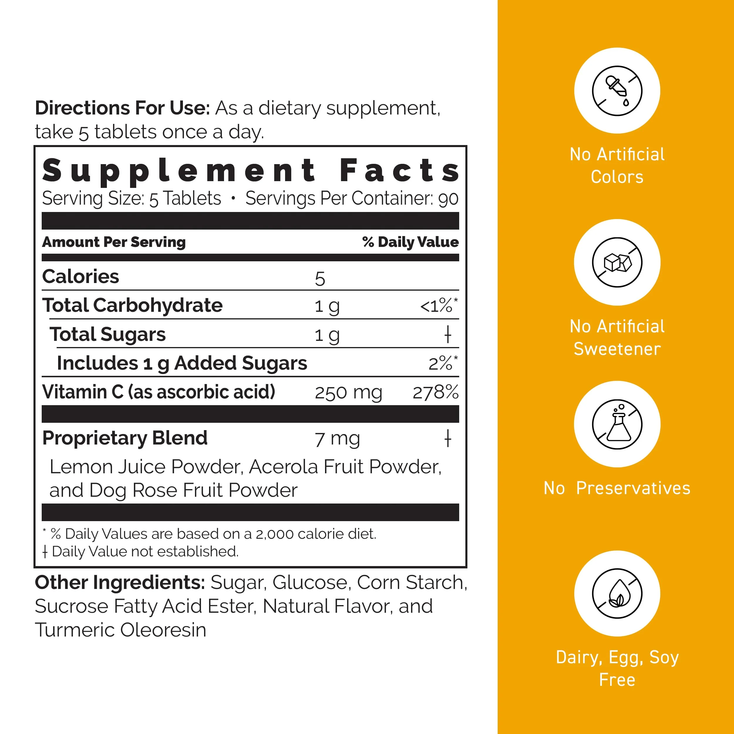 Umeken C-Balance Chewable Vitamin C – Acerola & Lemon, 136g (3 Months) - Image 6