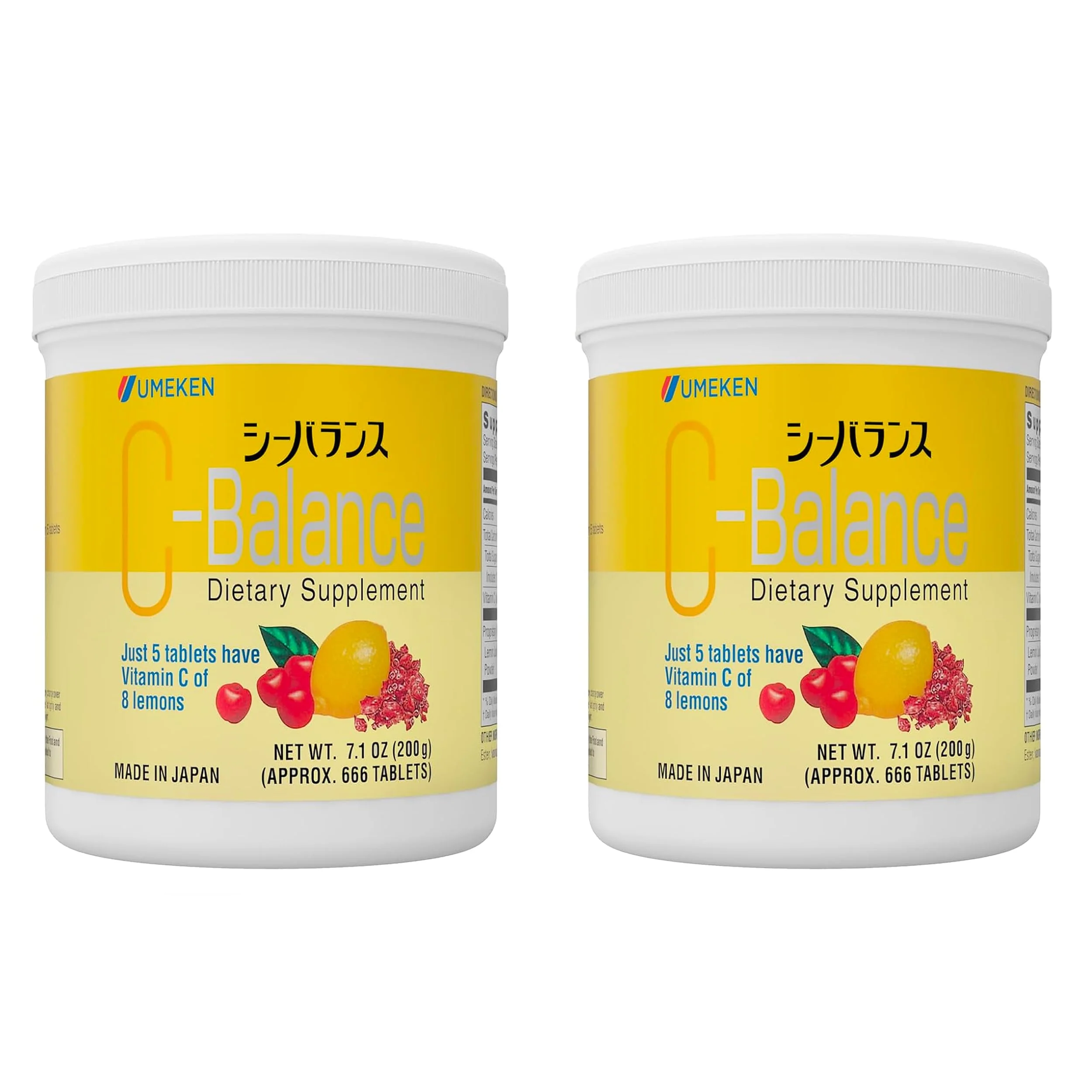 Umeken C-Balance Chewable Vitamin C – High Potency for Adults & Kids | 7.1 oz Pack of 2 - Image 8