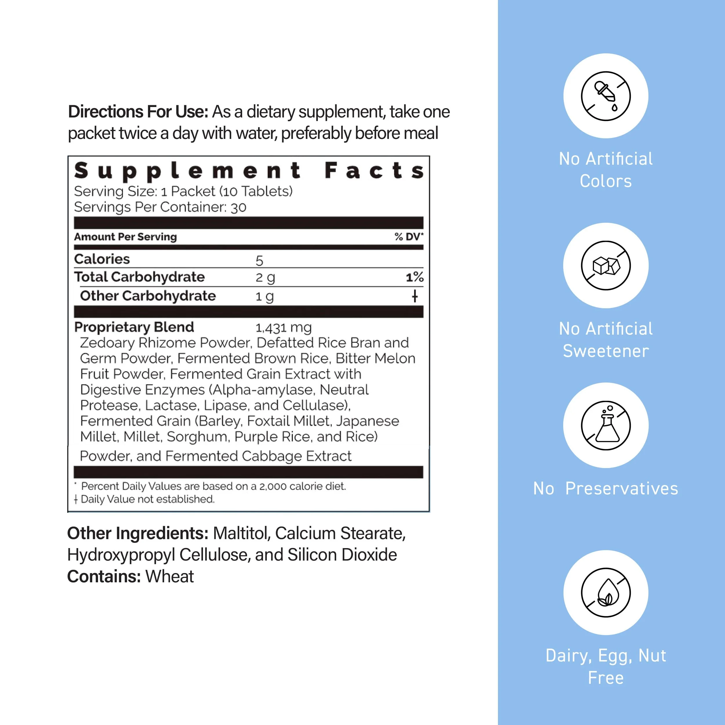 Umeken Okinawa Zedoary with Digestive Enzymes, 30 Count, Pack of 1 - Image 6