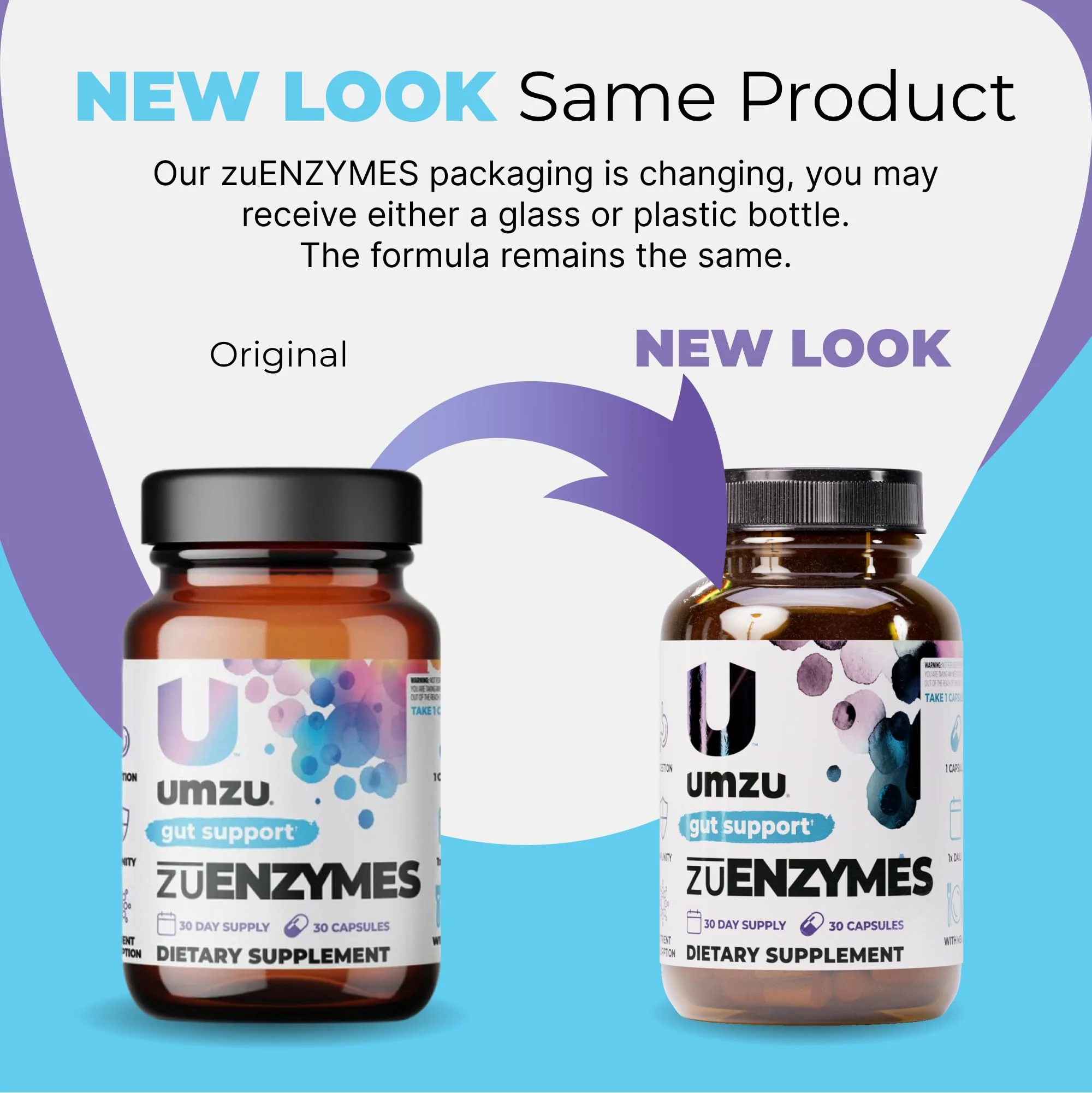 UMZU ZuEnzymes Digestive Enzymes Supplement — 21 Enzymes for Gut Health, Digestion & Nutrient Absorption (30 Day Supply, 30 Capsules) - Image 9