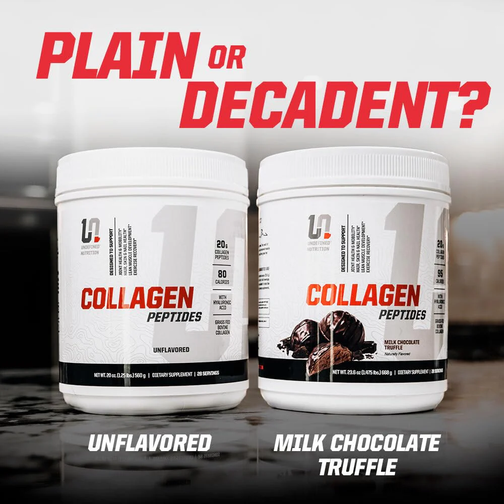 Undefined Nutrition Collagen Peptides by Brian Shaw – Unflavoured, 28 Servings, 20g with Hyaluronic Acid - Image 3