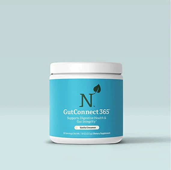 United Naturals Gut Connect 365 – Vanilla Cinnamon 7.8 oz | Digestive Health Supplement