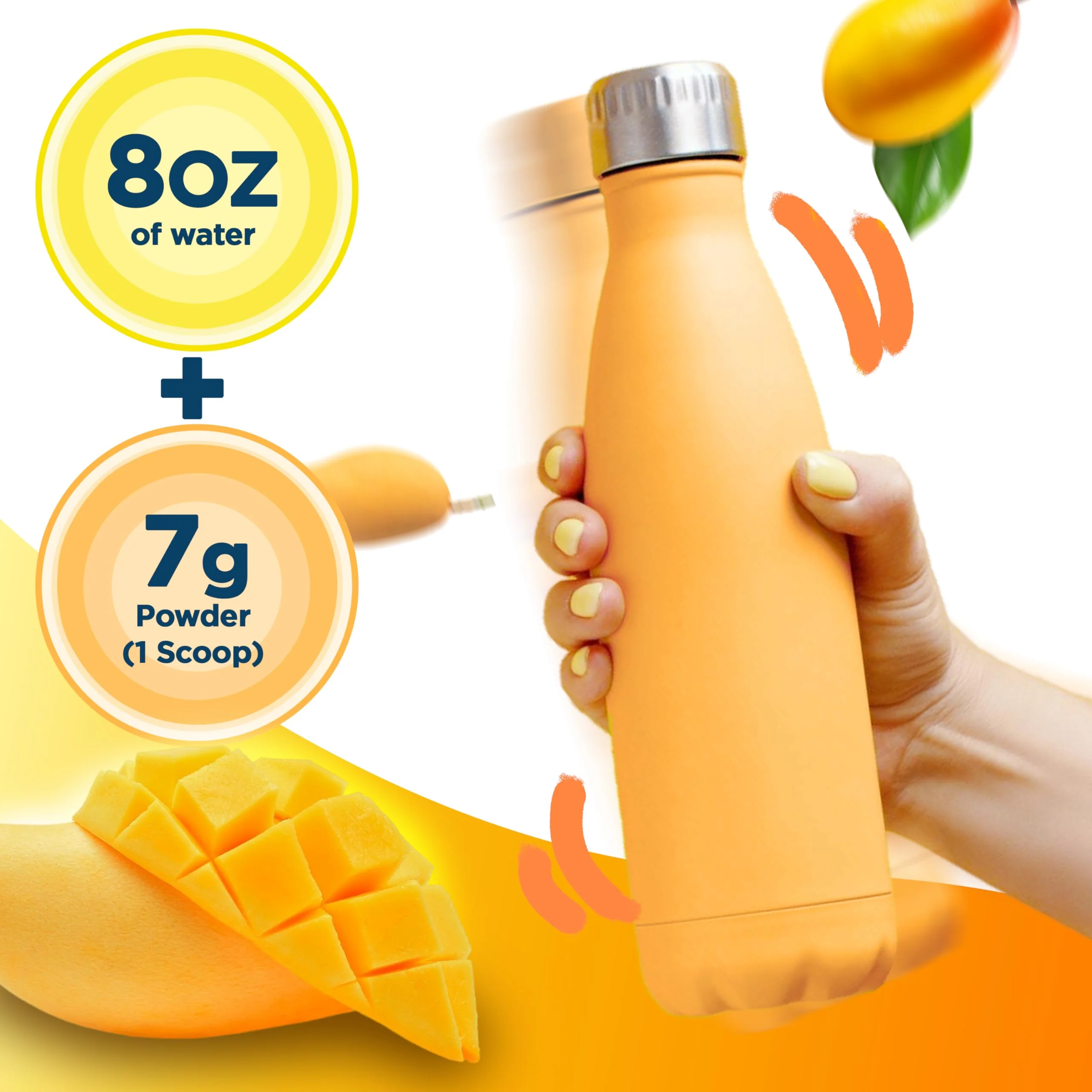 Univera RegeniCARE Canister - Glucosamine, Chondroitin, MSM, Univestin | 30-Day Mango Flavor - Image 6