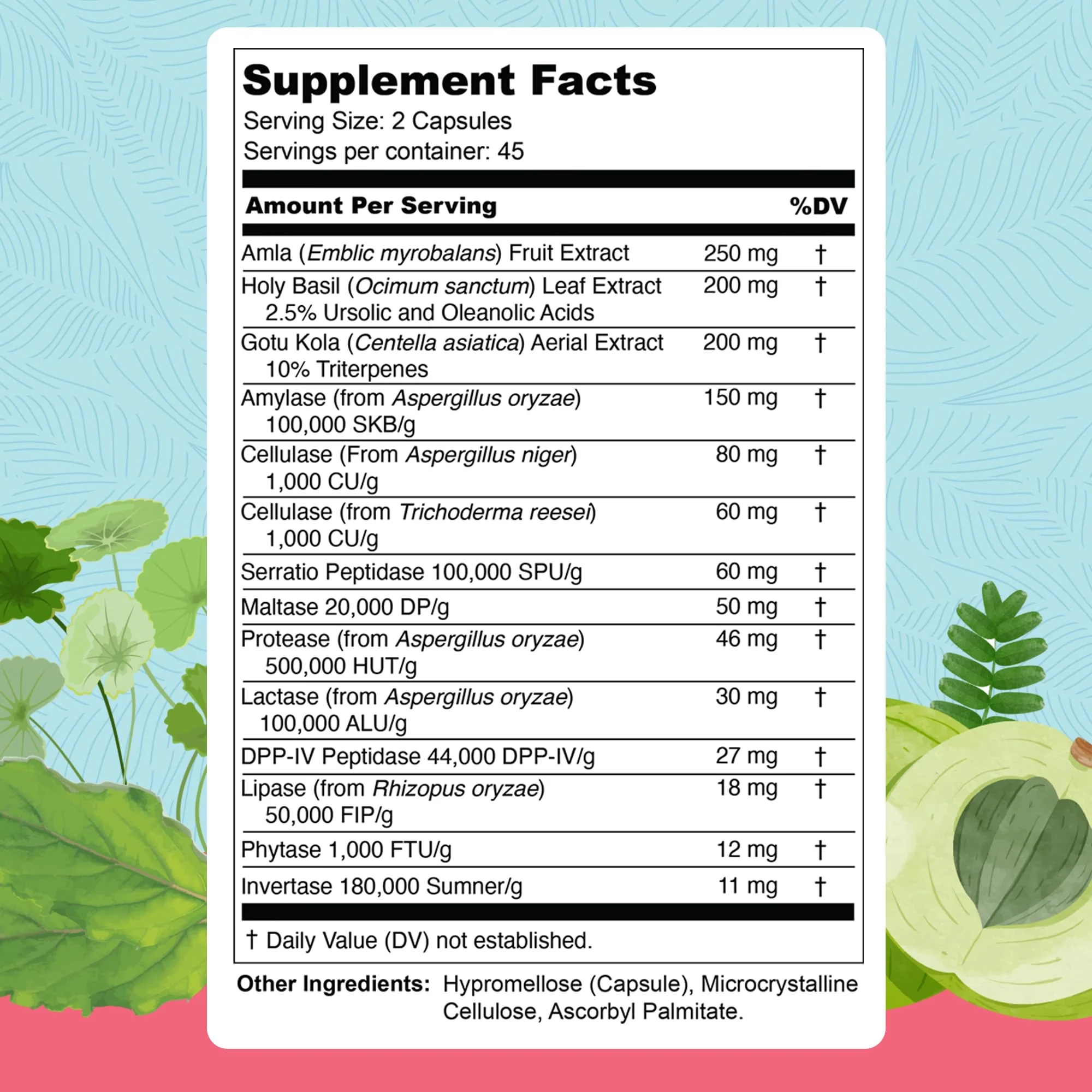 UpWellness Total Revive+ Digestive Enzymes | Broad-Spectrum Digestive Health | 90 Capsules - Image 3
