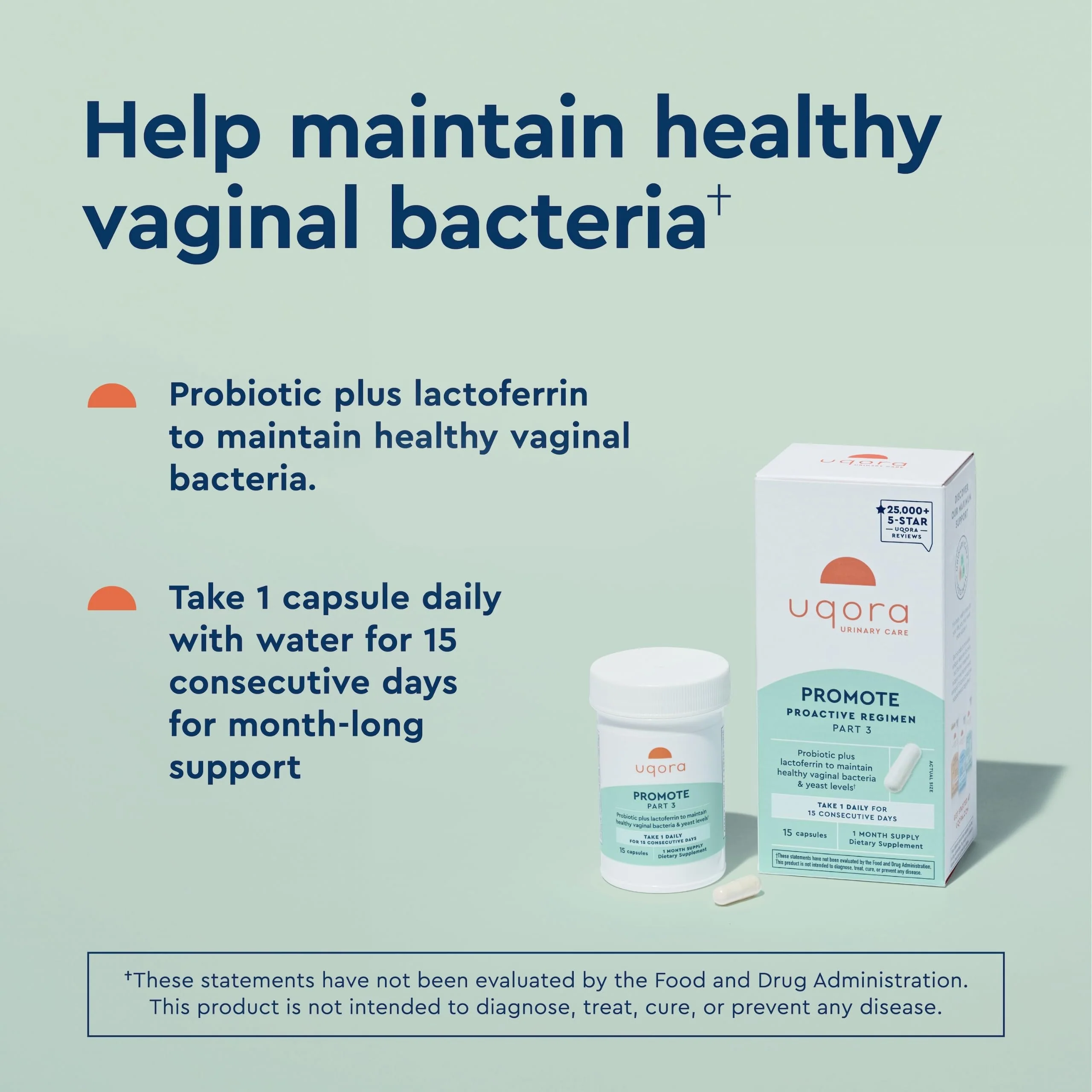 Uqora Defend & Promote – Daily Urinary & Vaginal Health Bundle (One‑Month Supply) - Image 4
