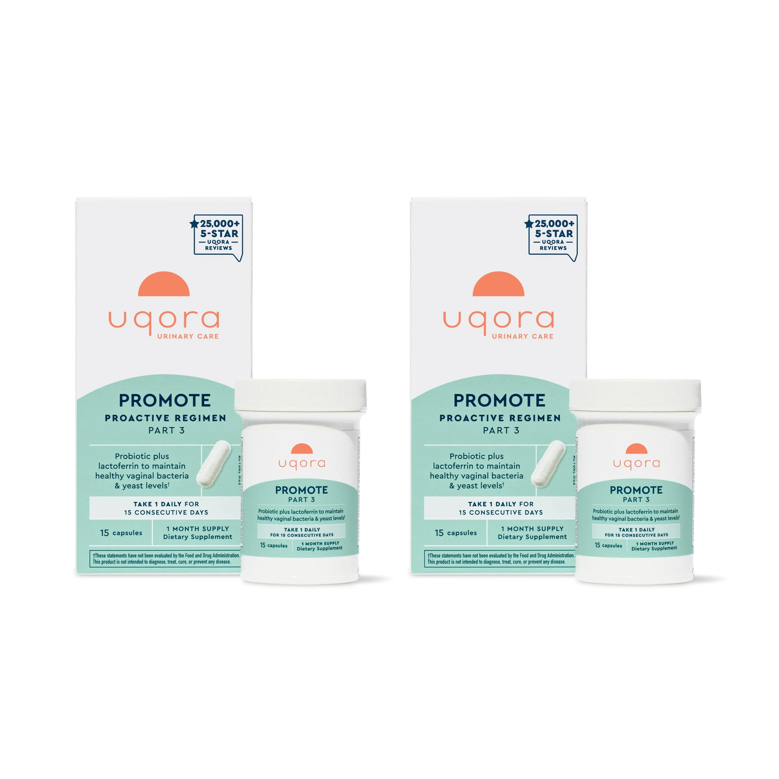 Uqora Promote Probiotic for Women – Vaginal Health Support | Gluten-Free, 2 Pack, 30 Capsules - Image 9