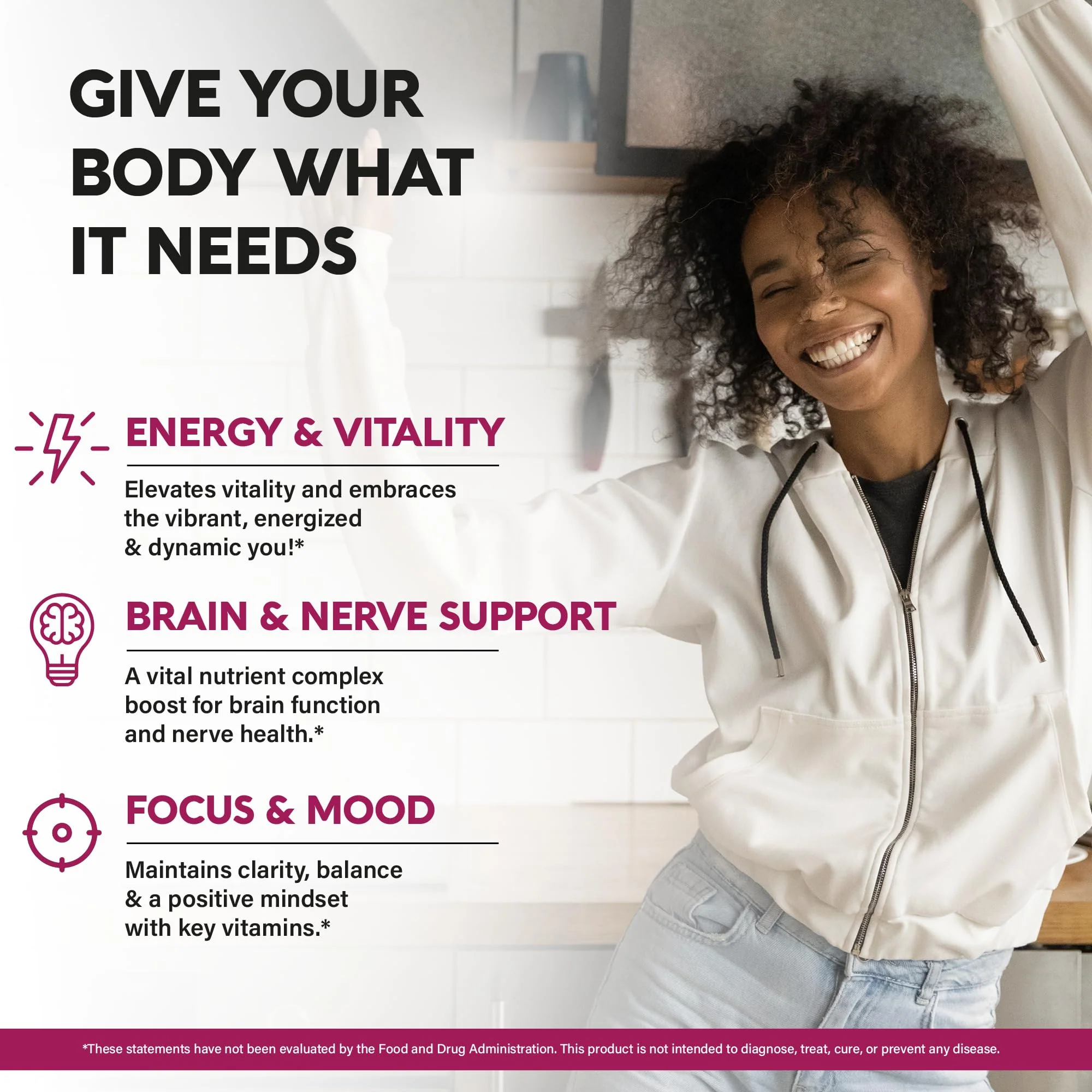 USDA Organic Vitamin B-Complex B5 Pantothenic Acid | B12 Methylcobalamin | B1 Thiamine | B6 Pyridoxine | B7 Biotin | B9 Folic | B3 Niacinamide - B Complex Liquid Drops, Made in USA Supplement, 4fl oz - Image 3