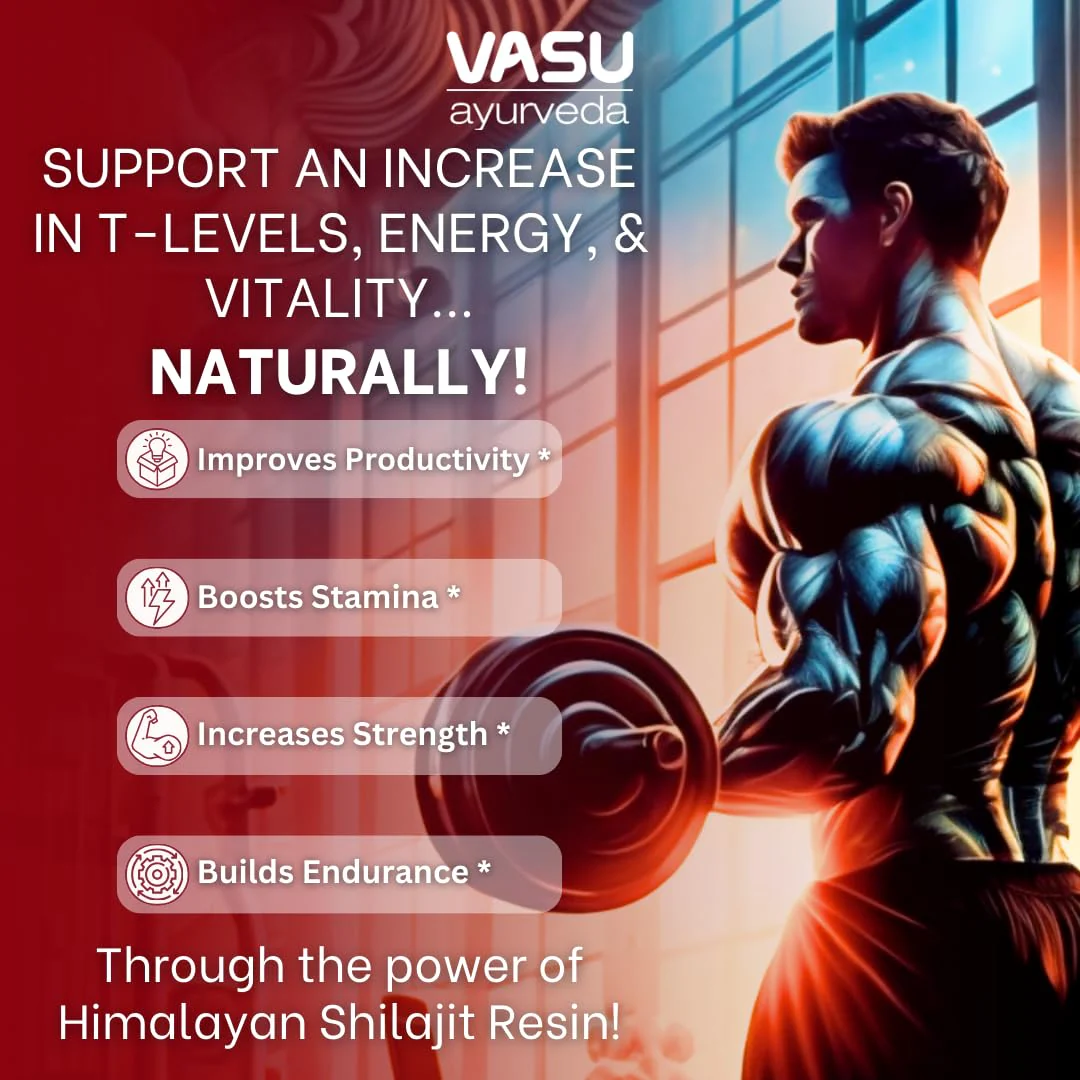 VASU Ayurveda Himalayan Shilajit Resin 400mg – Lab Tested Energy Booster (2-Pack) - Image 2