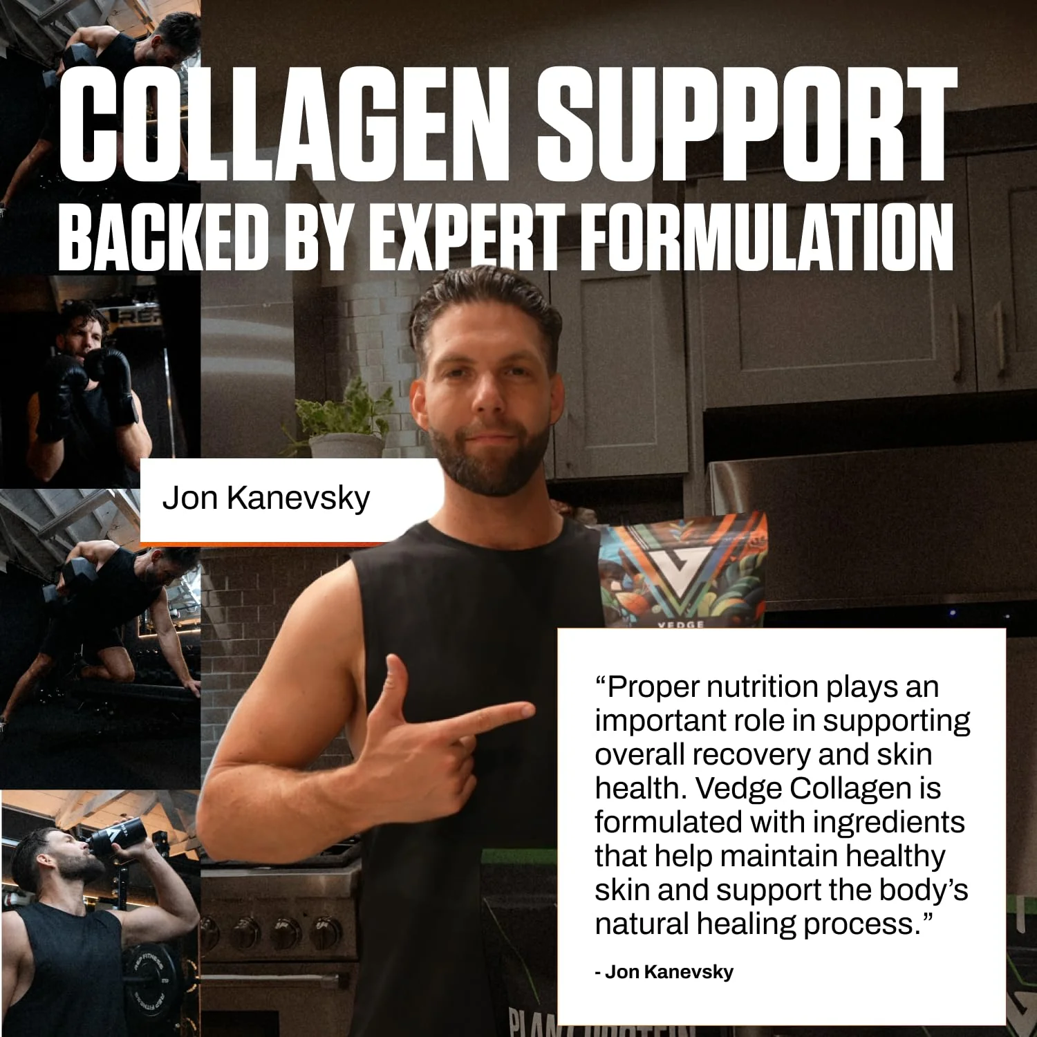 VEDGE Vegan Collagen Powder – Plant-Based Peptides for Hair, Skin & Nails - Image 14