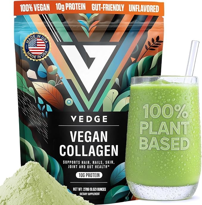 VEDGE Vegan Collagen Powder – Plant-Based Peptides for Hair, Skin & Nails - Image 9