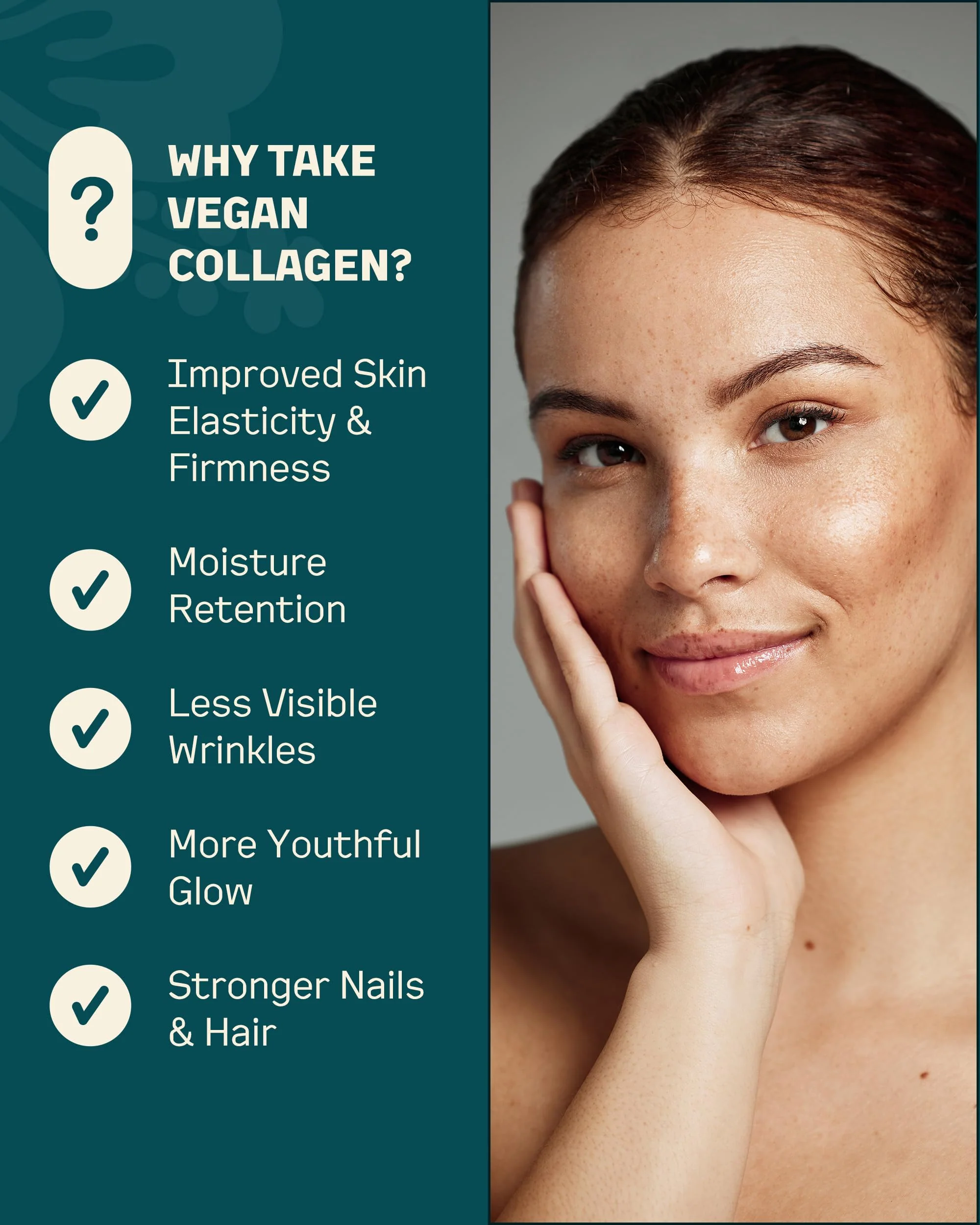 Veggimins True Vegan Collagen – Hibiscus Powder for Hair & Skin - Image 4