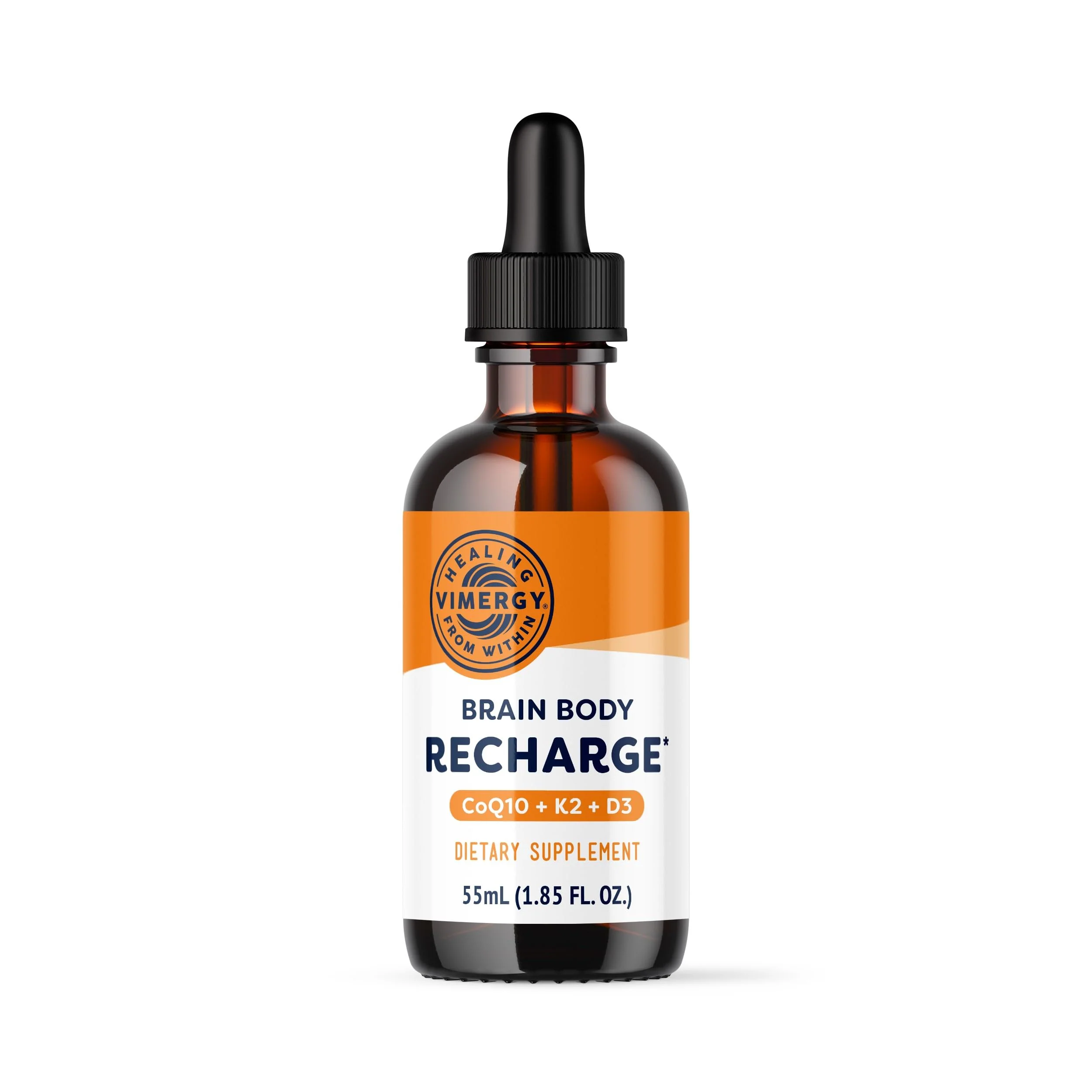 Vimergy Brain Body Recharge – D3, K2 & CoQ10 for Cellular Energy | Vegan, Gluten-Free, 55 mL - Image 8