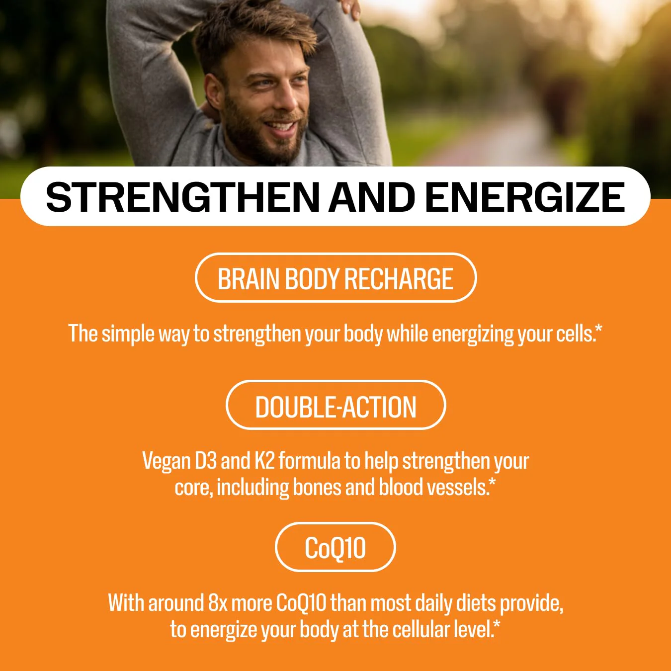 Vimergy Brain Body Recharge – D3, K2 & CoQ10 for Cellular Energy | Vegan, Gluten-Free, 55 mL - Image 9