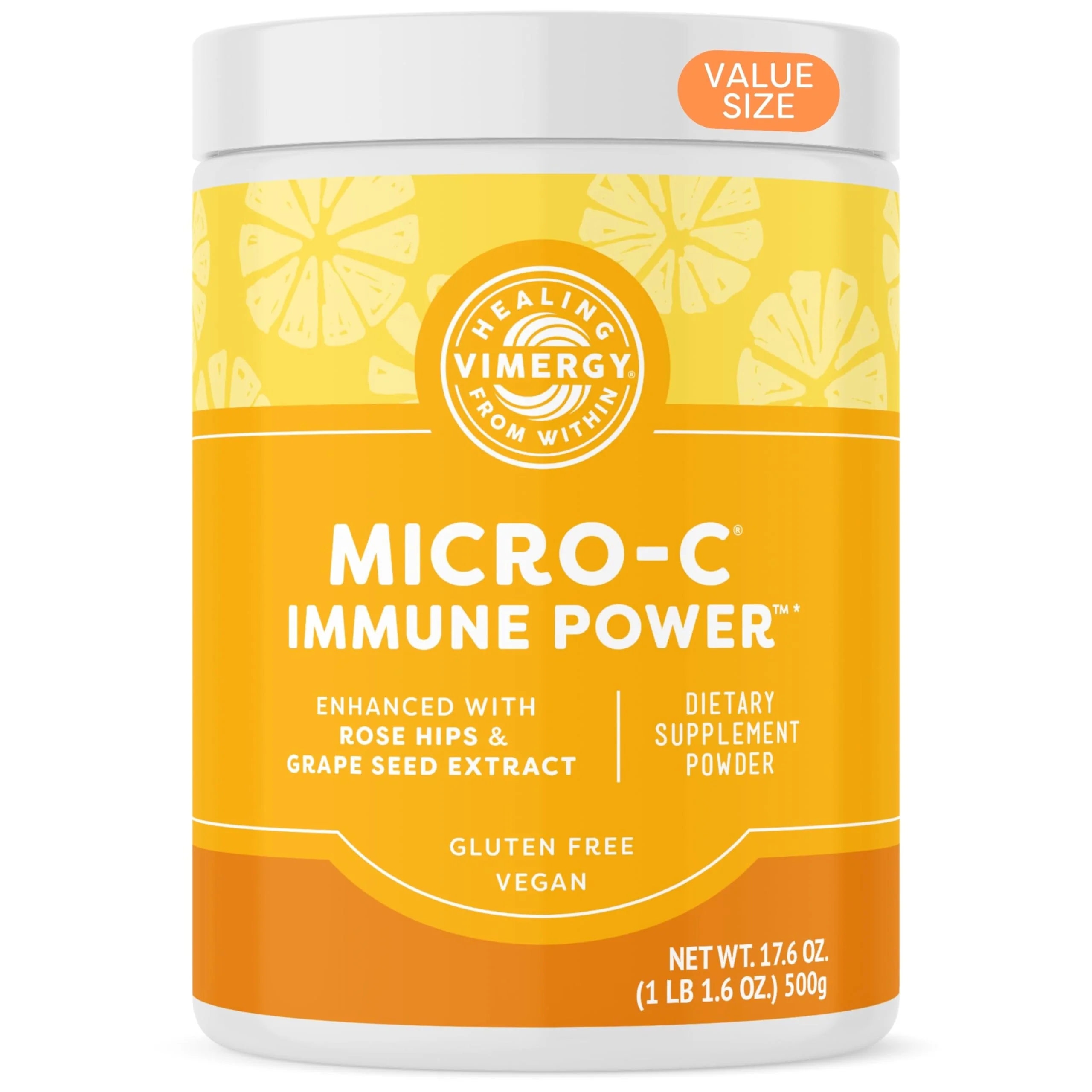 Vimergy Micro-C Immune Power™ - 500g, 139 Servings, 2000mg Vitamin C per Serving | Gluten-Free, Vegan - Image 7