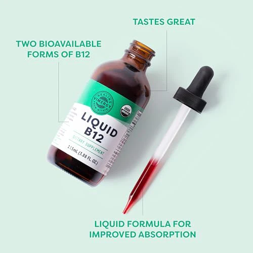 Vimergy Organic Liquid B12 2500 mcg – Vegan Methylcobalamin & Adenosylcobalamin, 115 Servings - Image 3