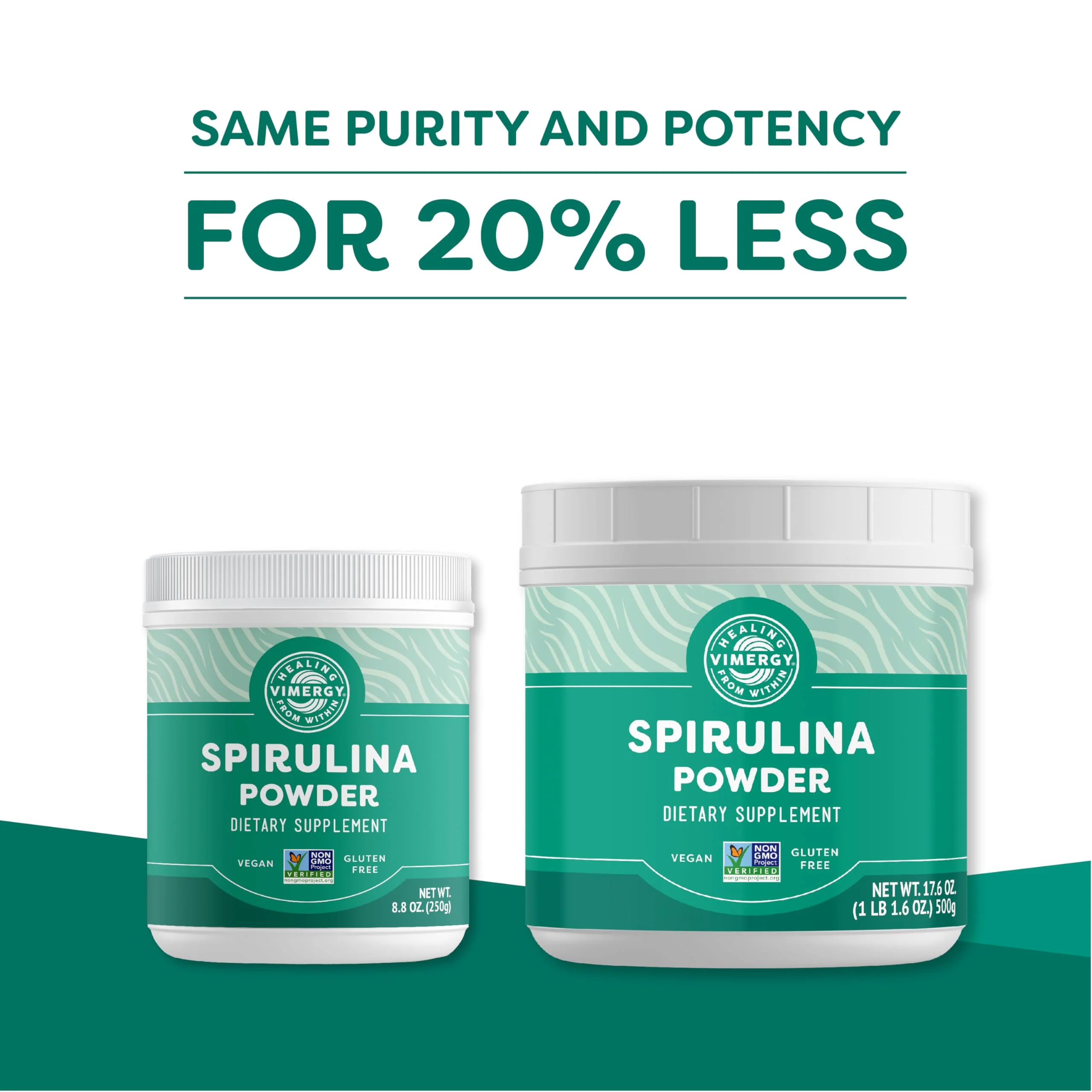 Vimergy Spirulina Powder 500g – 166 Servings | Plant Protein, Non-GMO, Gluten-Free, Vegan & Paleo - Image 4
