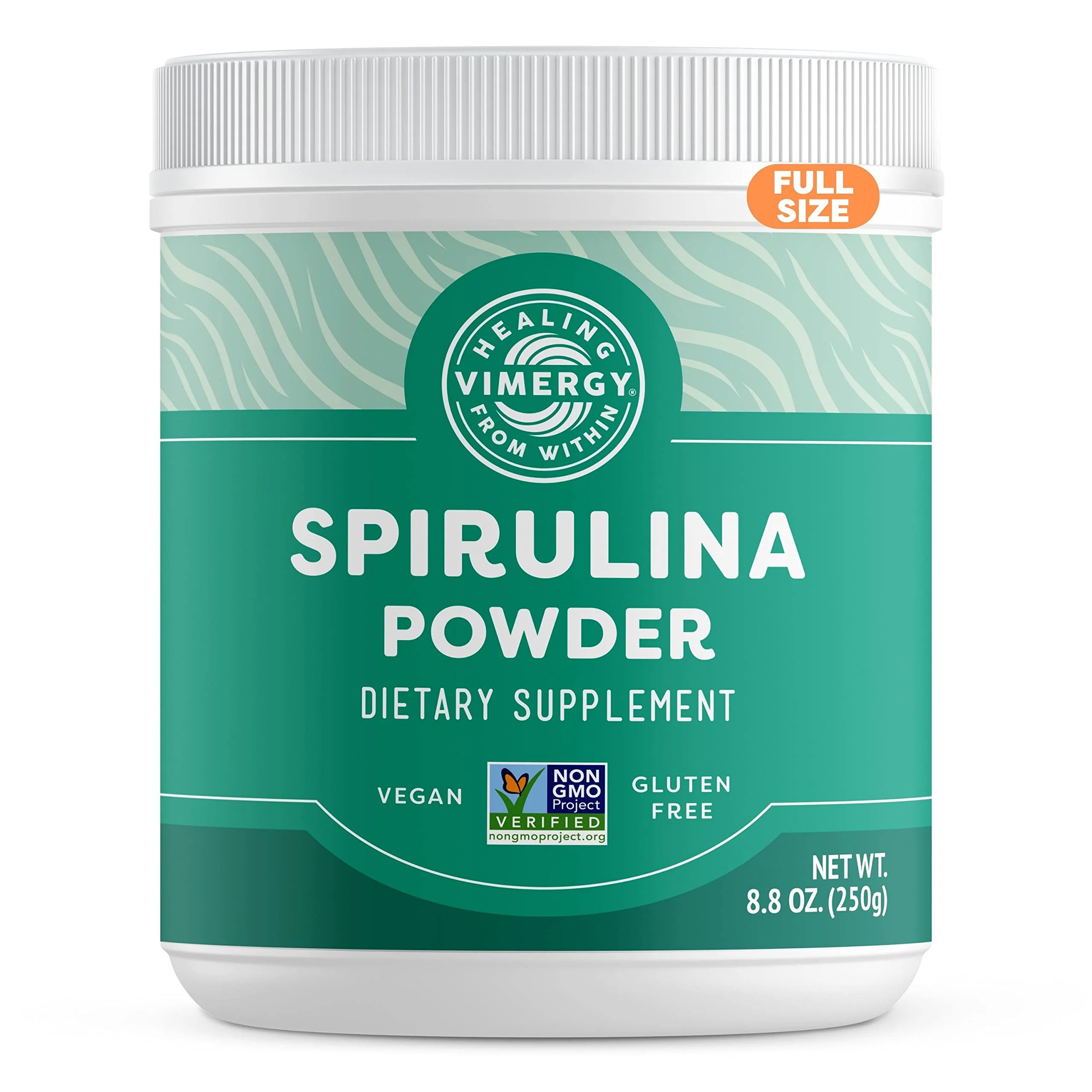Vimergy Spirulina Powder – Concentrated Plant Protein for Immune & Cardiovascular Support – Vegan, Kosher, Gluten-Free – 250g - Image 8