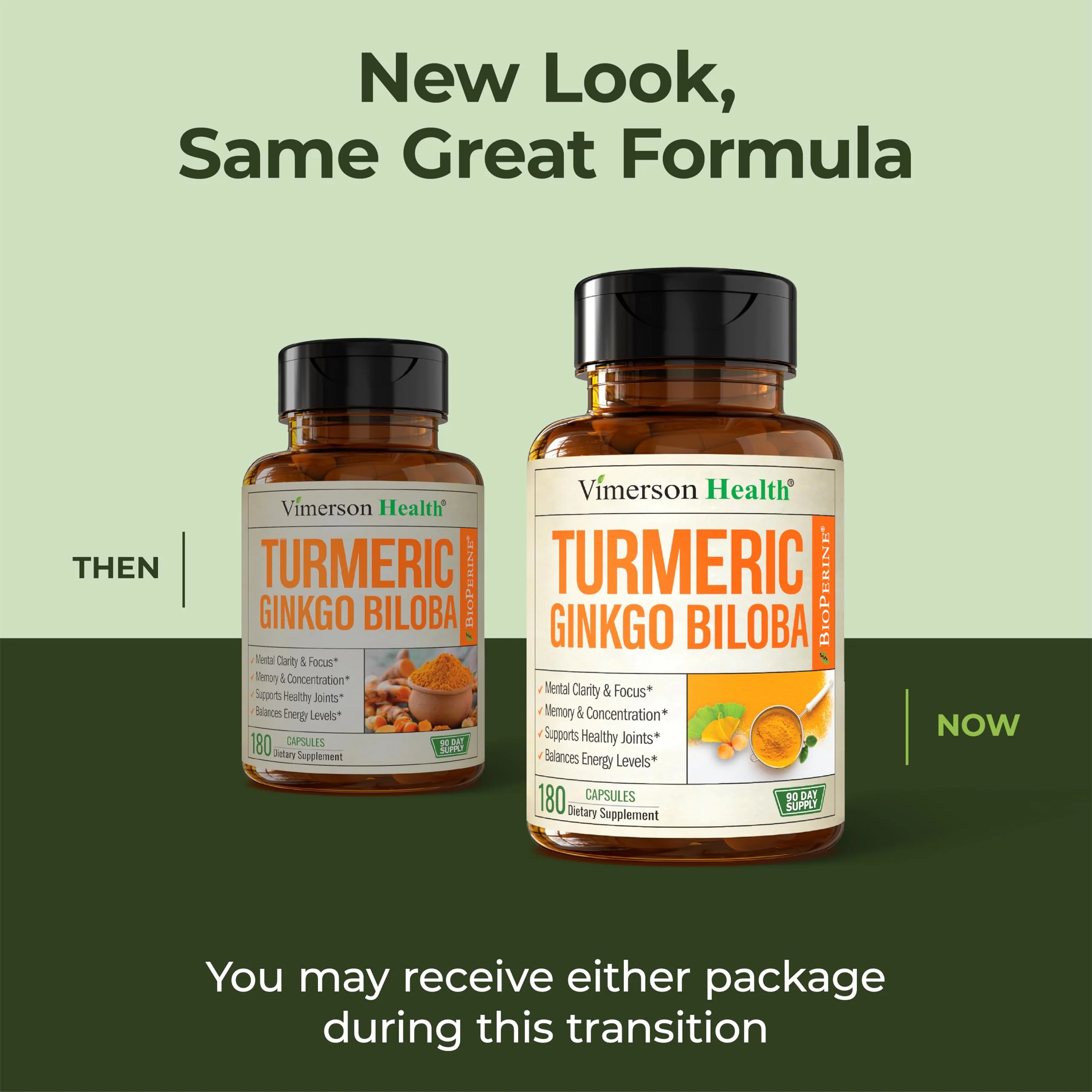 Vimerson Health Ginkgo Biloba & Turmeric Curcumin with Black Pepper – 180 Vegan Capsules - Image 18