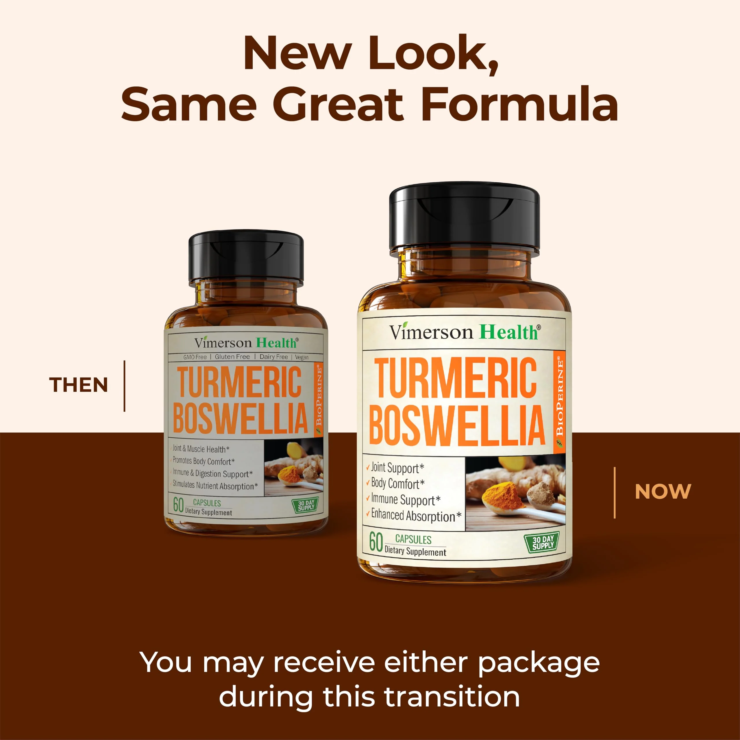 Vimerson Health Turmeric Curcumin with Boswellia Serrata & Ginger – 95% Curcuminoids, BioPerine, 2-Pack - Image 18
