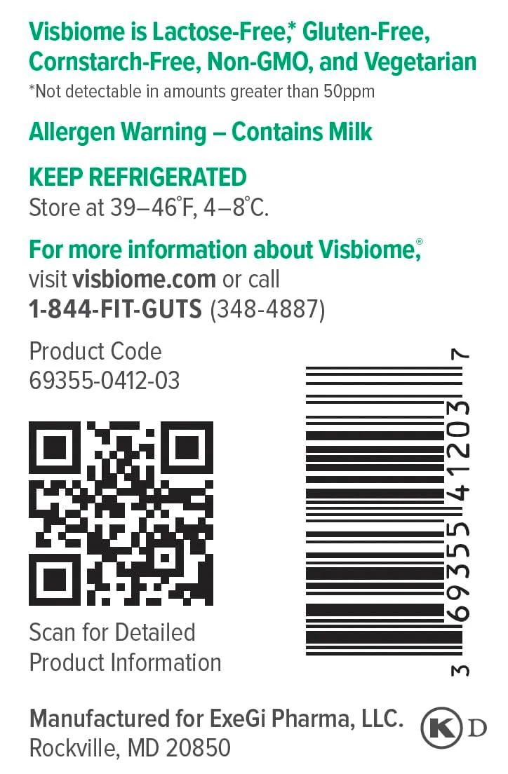 Visbiome GI Care - High Potency Probiotic (112.5B CFU) - 180 Capsules | Made in USA - Image 9