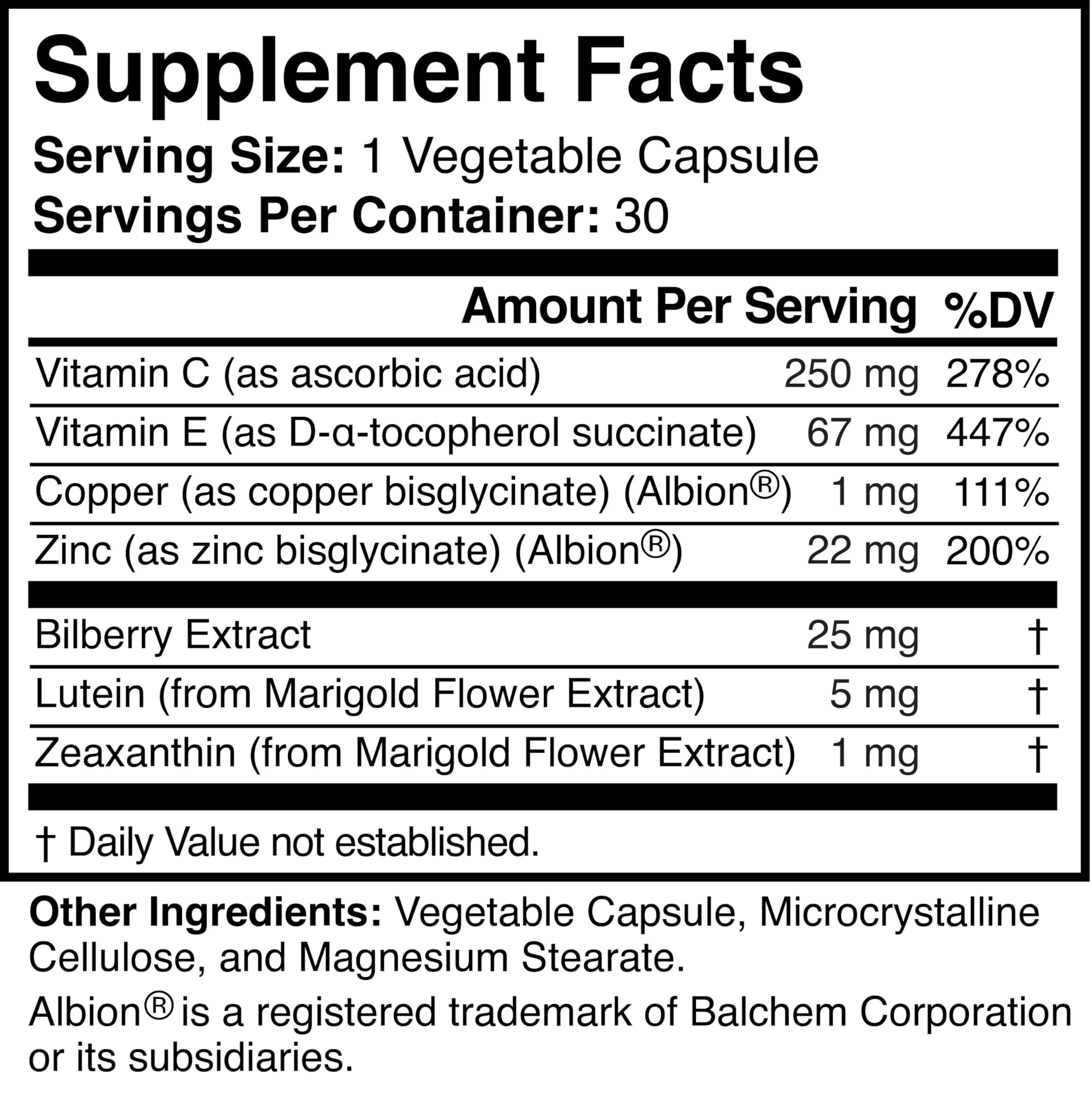 Visigard - Natural Eye & Vision Support Supplement | Non-GMO, Vegan, Gluten-Free | 30 Capsules - Image 9
