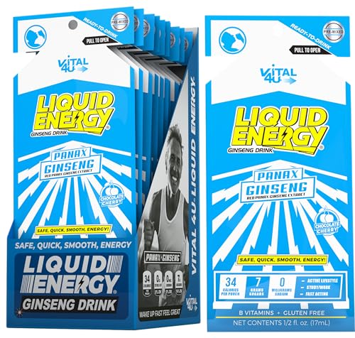 VITAL 4U® Liquid Energy Shot - Ginseng, Naturally Sweetened, Chocolate Cherry Flavor, 24 ct - Image 13