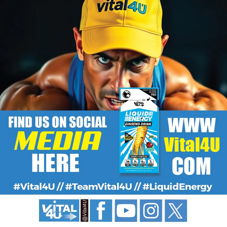 VITAL 4U® Liquid Energy Shot - Ginseng, Naturally Sweetened, Chocolate Cherry Flavor, 24 ct - Image 14
