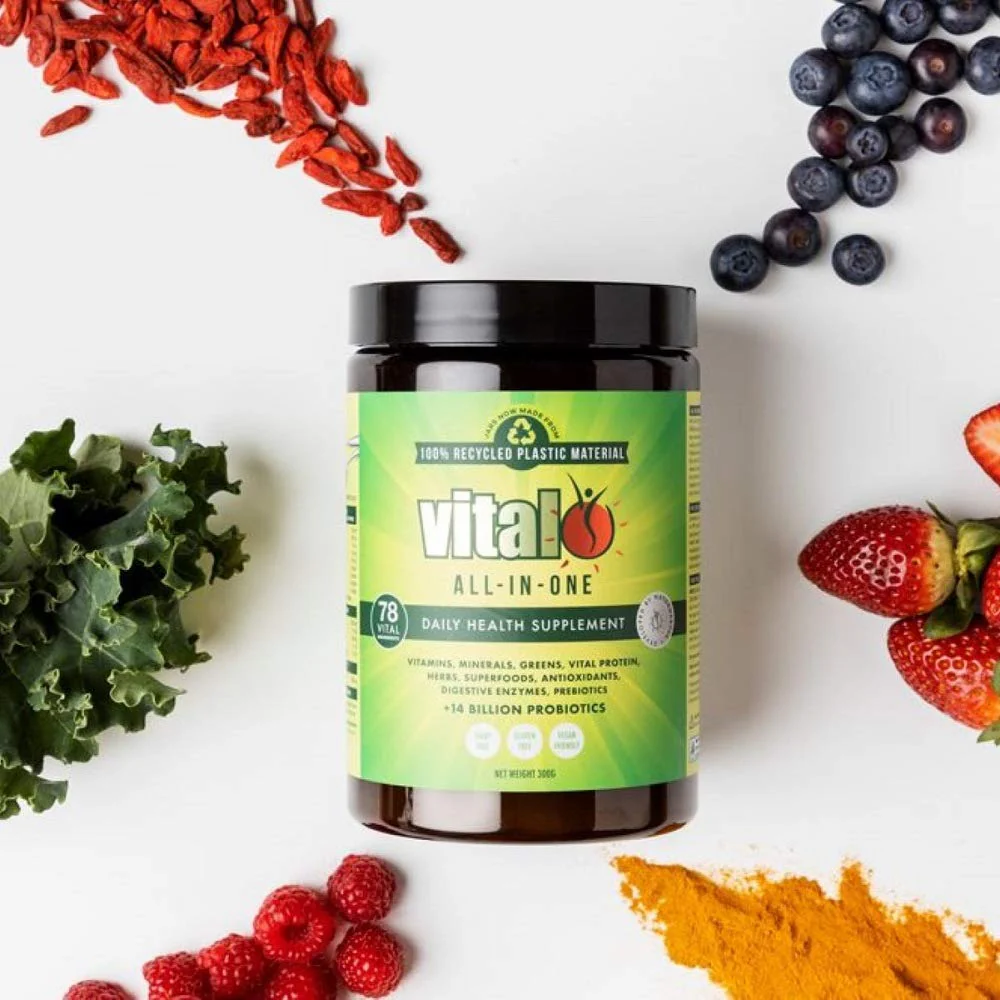 Vital All-in-One Daily Greens Powder – Probiotic Superfood (300 g) - Image 5