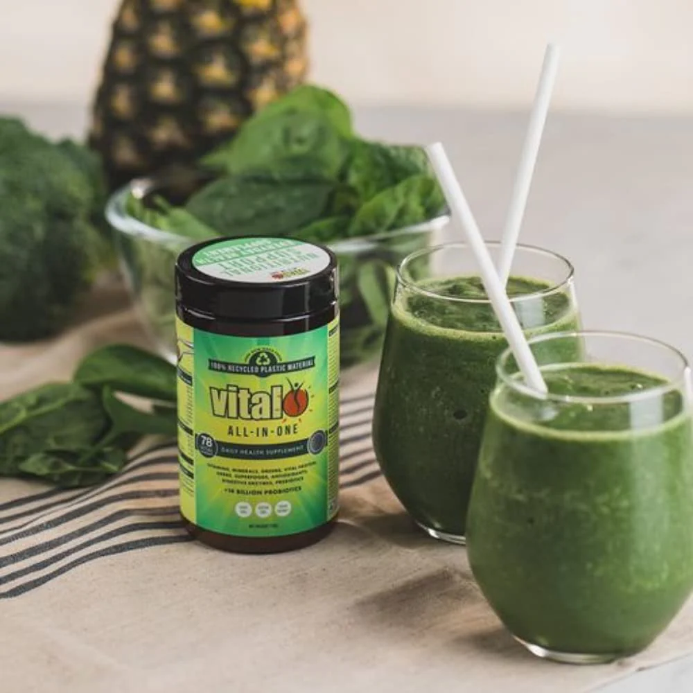 Vital All-in-One Daily Greens Powder – Probiotic Superfood (300 g) - Image 6