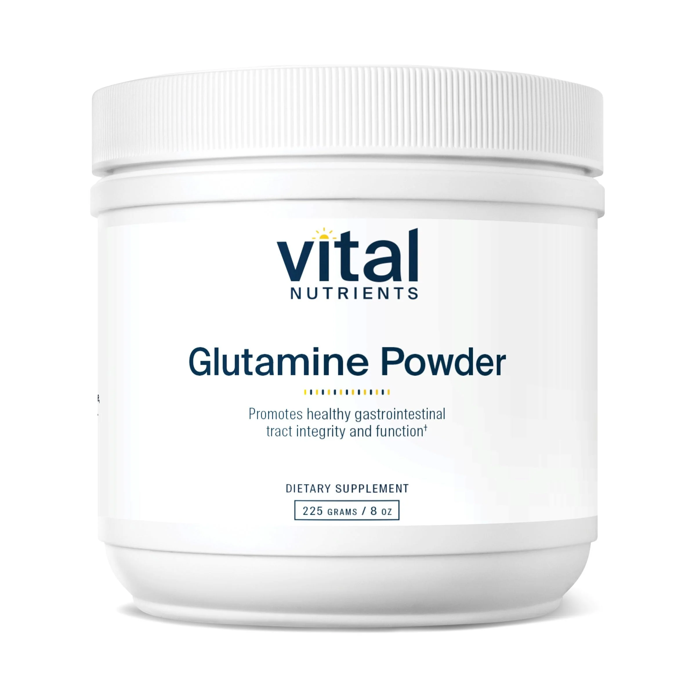 Vital Nutrients Glutamine Powder – GI Support, Gluten Free & Non-GMO (225 g / 8 oz)