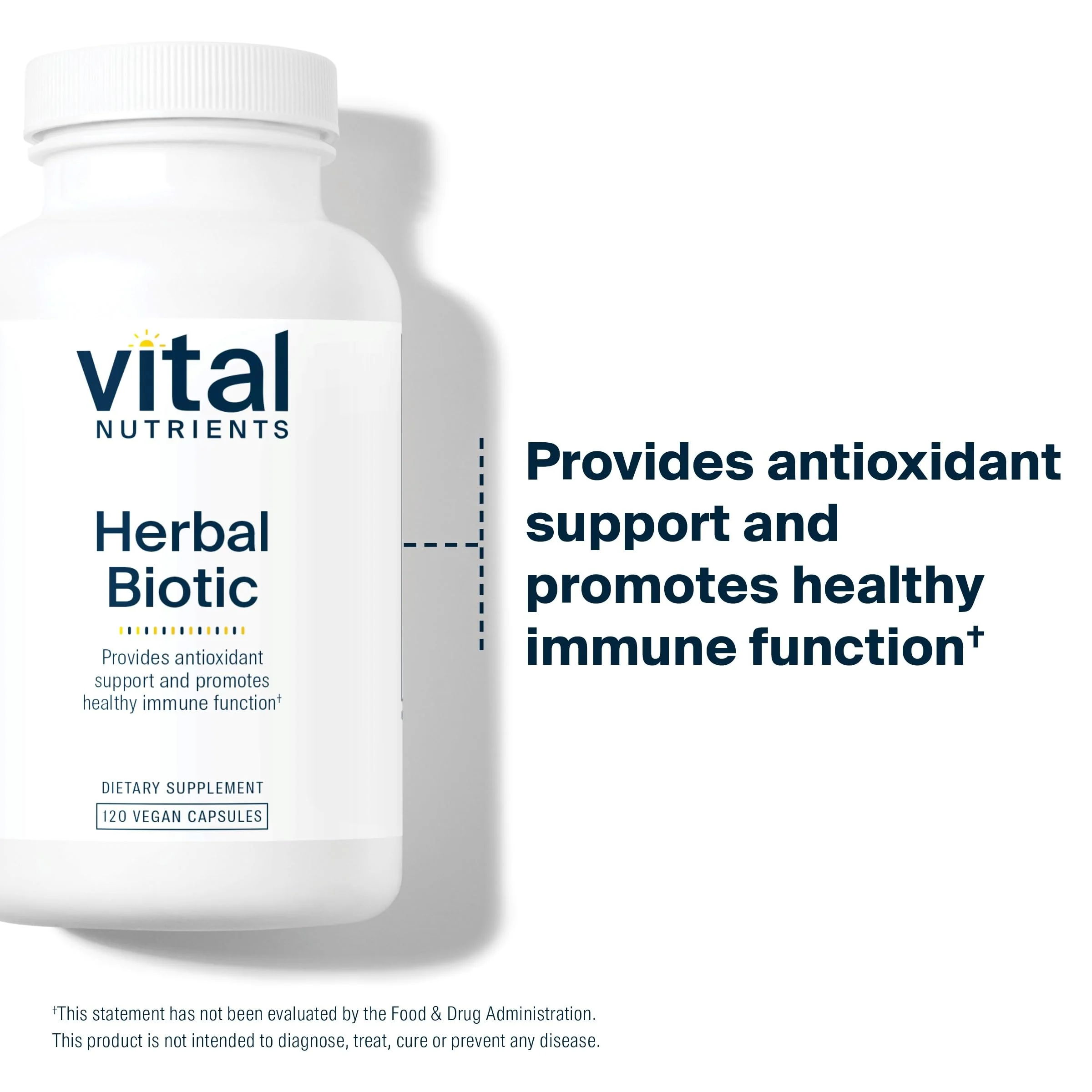 Vital Nutrients Herbal Biotic | Immune Support & Antioxidant (120 Caps) | Gluten, Dairy & Soy Free - Image 6