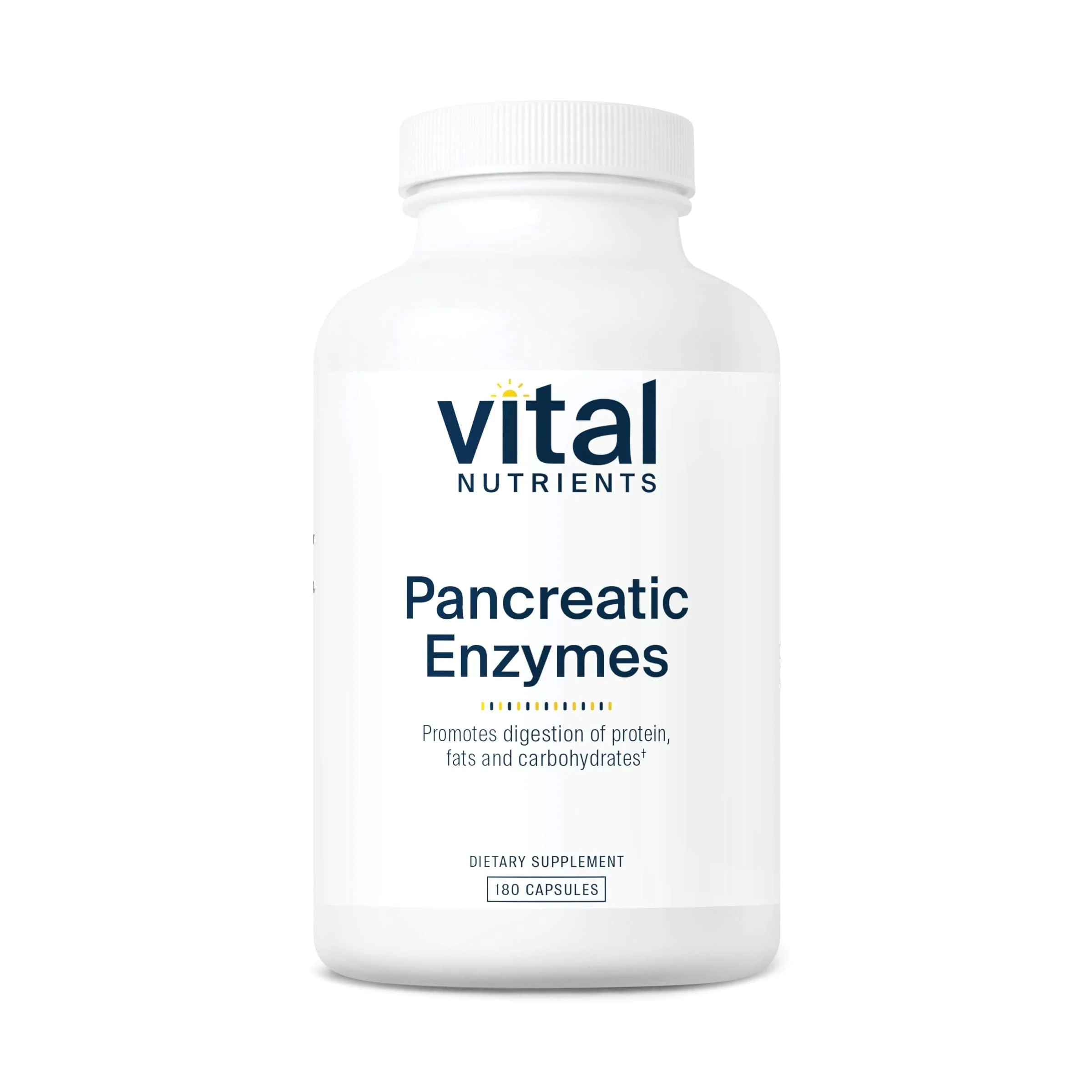 Vital Nutrients Pancreatic Enzymes 1000mg | Full-Strength Digestive Enzymes | Gluten, Dairy & Soy Free | 180 Capsules - Image 7