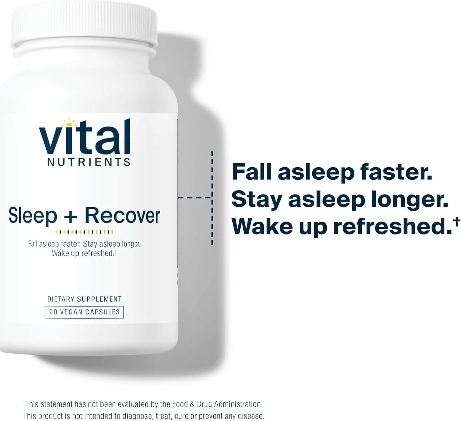 Vital Nutrients Sleep + Recover – Vegan Sleep Support with Melatonin, Ashwagandha & L-Theanine – 90 Capsules - Image 10